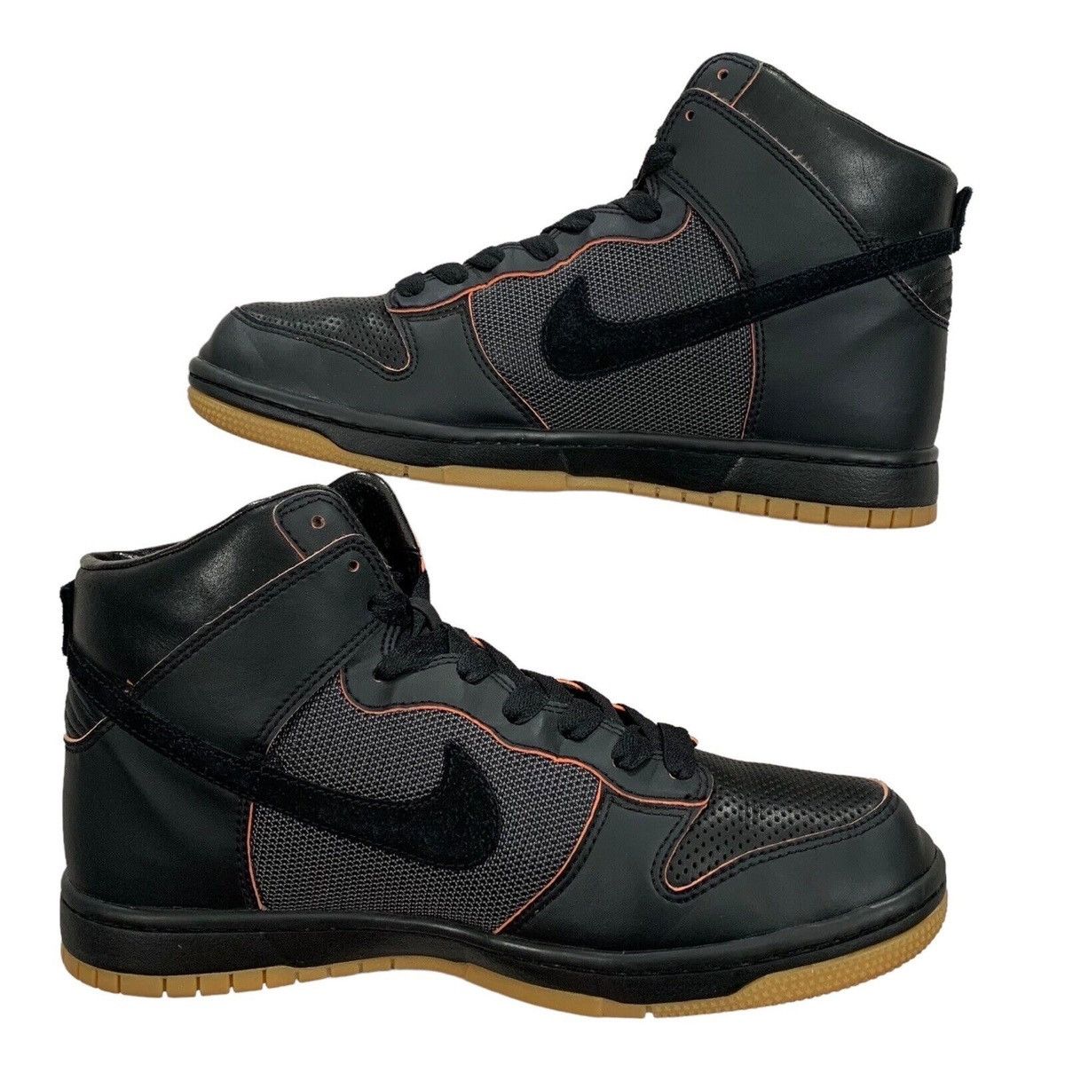 Nike Nike Dunk High Supreme LA Black Orange Blaze 2007 Sneakers Size US 9 / EU 42 - 2 Thumbnail