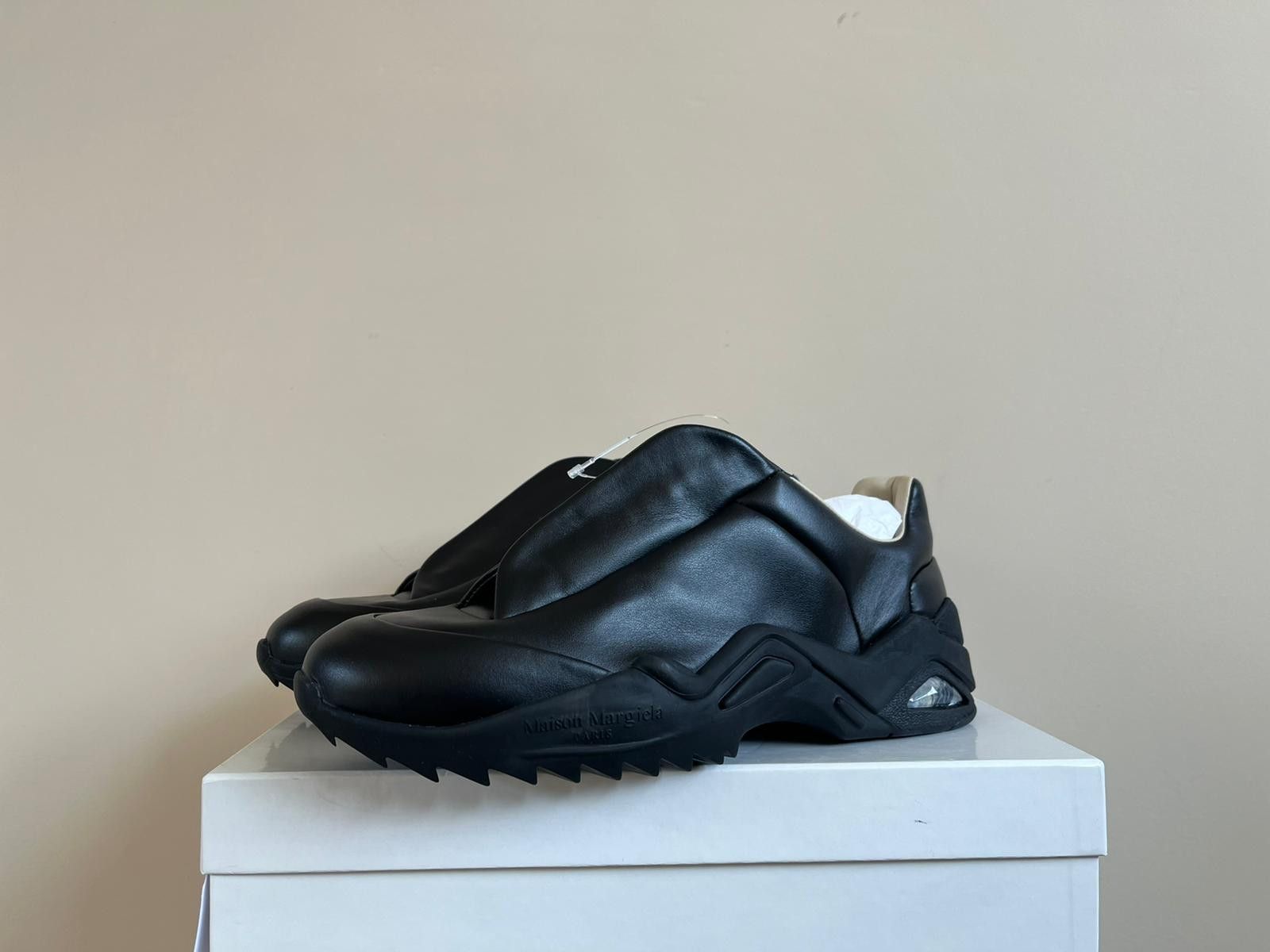 image of Maison Margiela Low Top Future Sneakers In Black, Men's (Size 12)