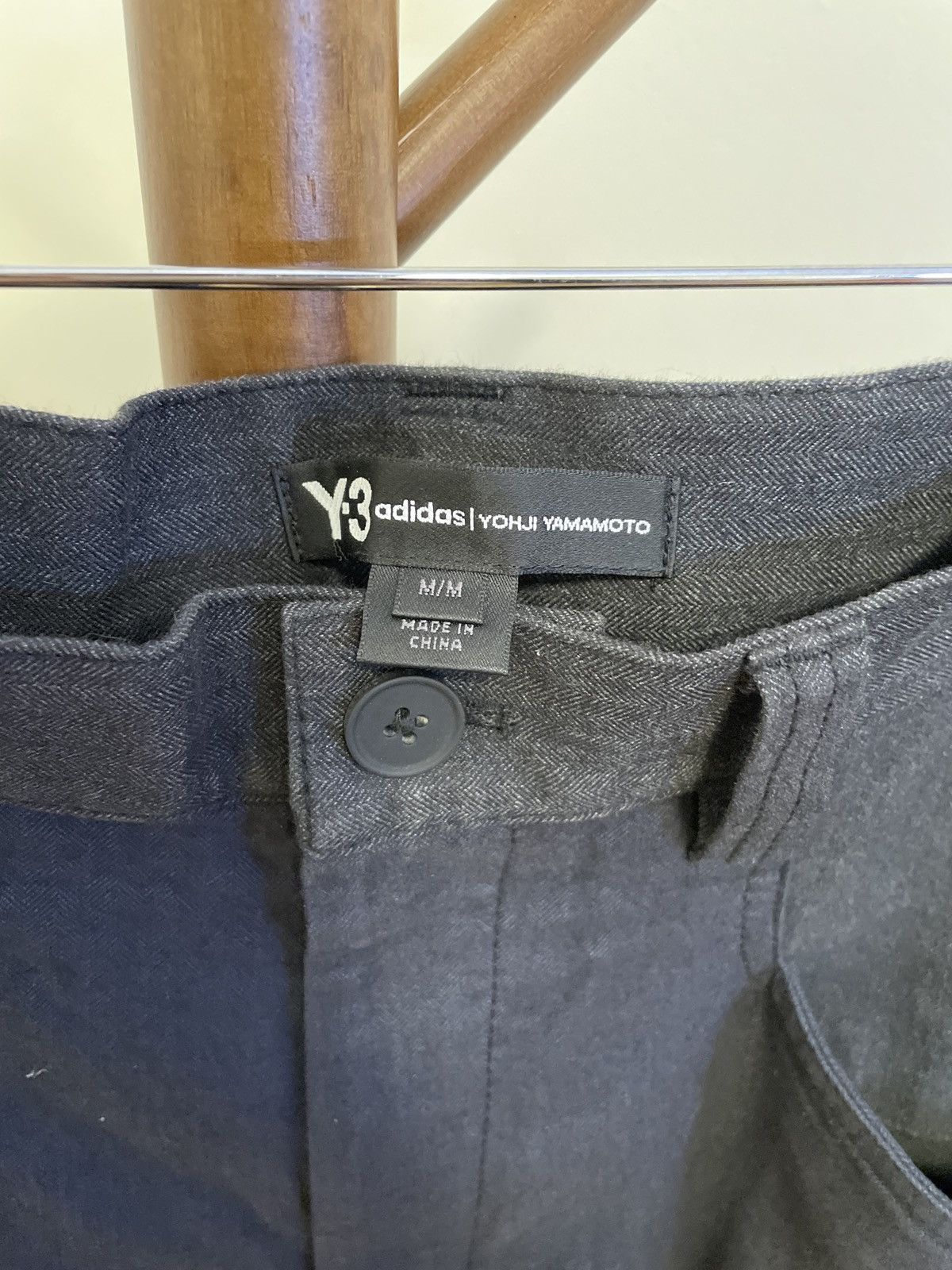 Adidas × Y-3 × Yohji Yamamoto Designer Y-3 YOHJI YAMAMOTO twill pants 34 Size US 34 / EU 50 - 7 Thumbnail