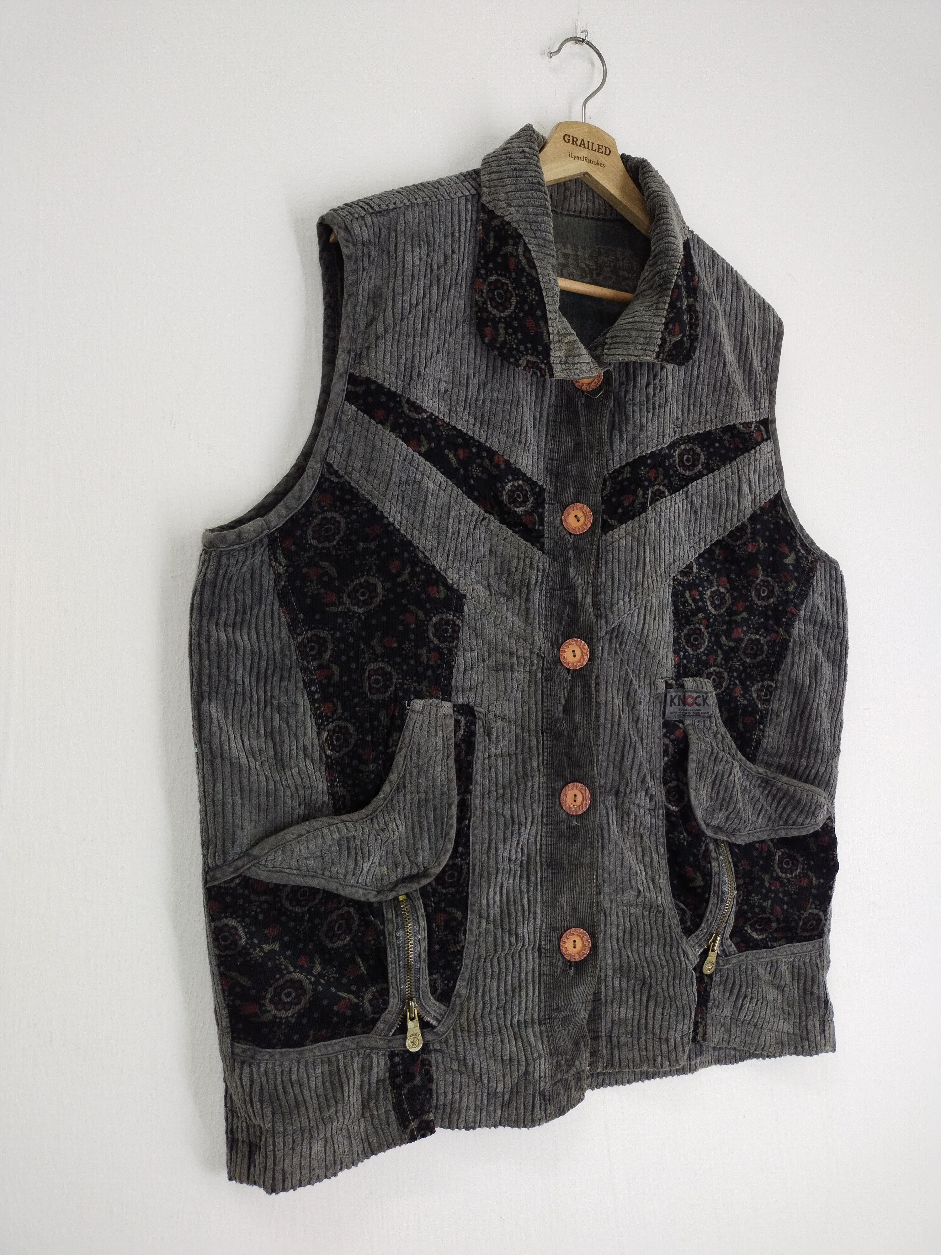 Japanese Brand × Vintage VINTAGE KNOCK FASHION DESIGN VEST Size US M / EU 48-50 / 2 - 2 Thumbnail