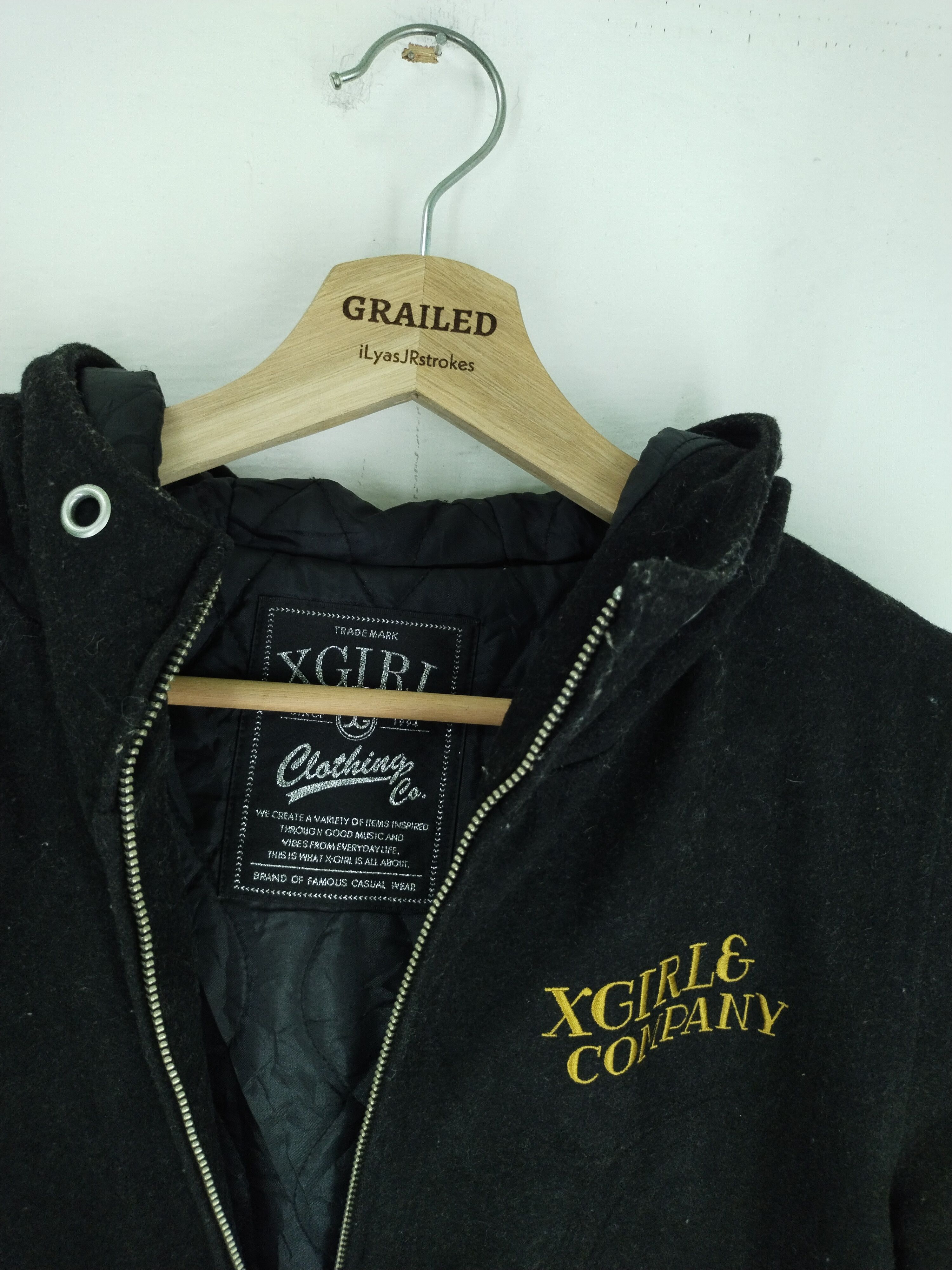 Japanese Brand × Vintage VTG 90s X-GIRL Company Stand By Me Hoodie Zipper Jacket Size US M / EU 48-50 / 2 - 16 Thumbnail
