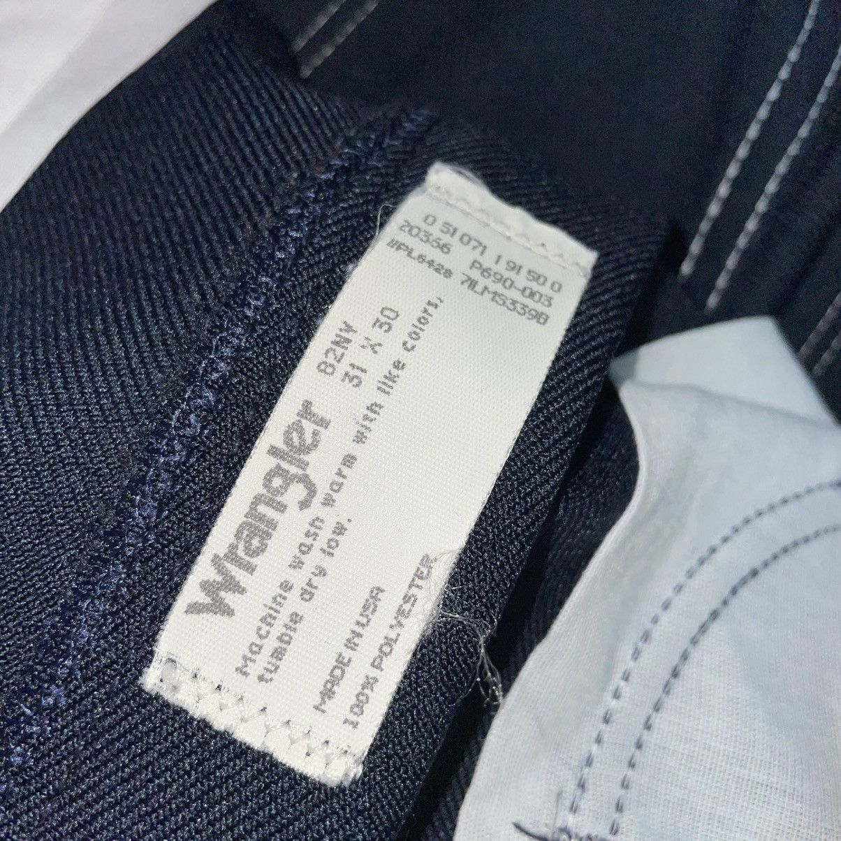 Vintage × Wrangler Wrangler Wranchers Ranchers Crease navy Size US 31 - 3 Thumbnail