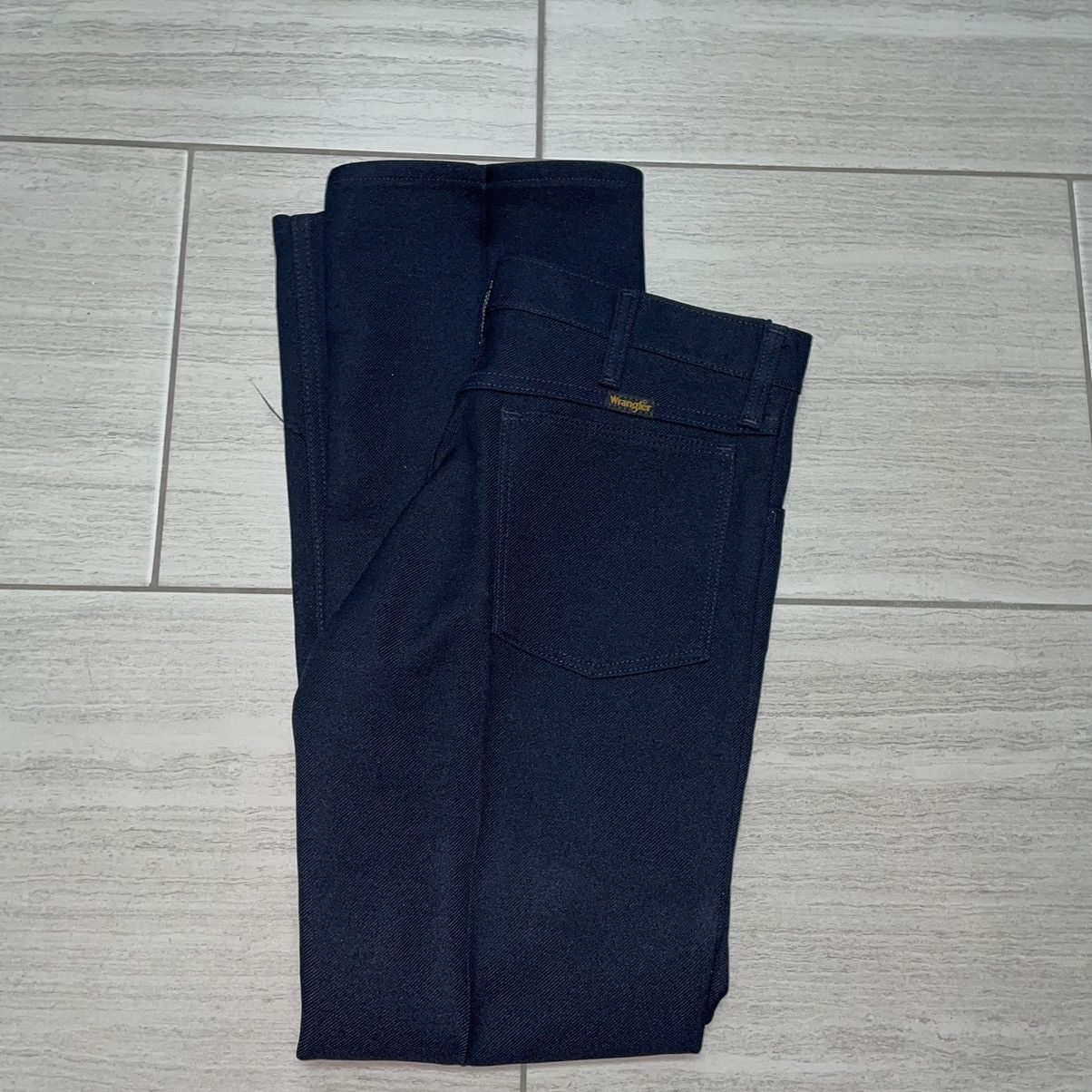 Vintage × Wrangler Wrangler Wranchers Ranchers Crease navy Size US 31 - 5 Thumbnail