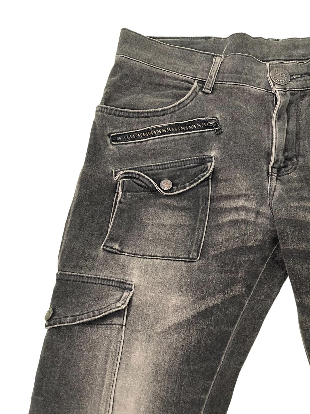 Japanese Brand Lee Riders Bush Pant Cargo Slim Stretch 3🟦7 Size US 32 / EU 48 - 8 Thumbnail