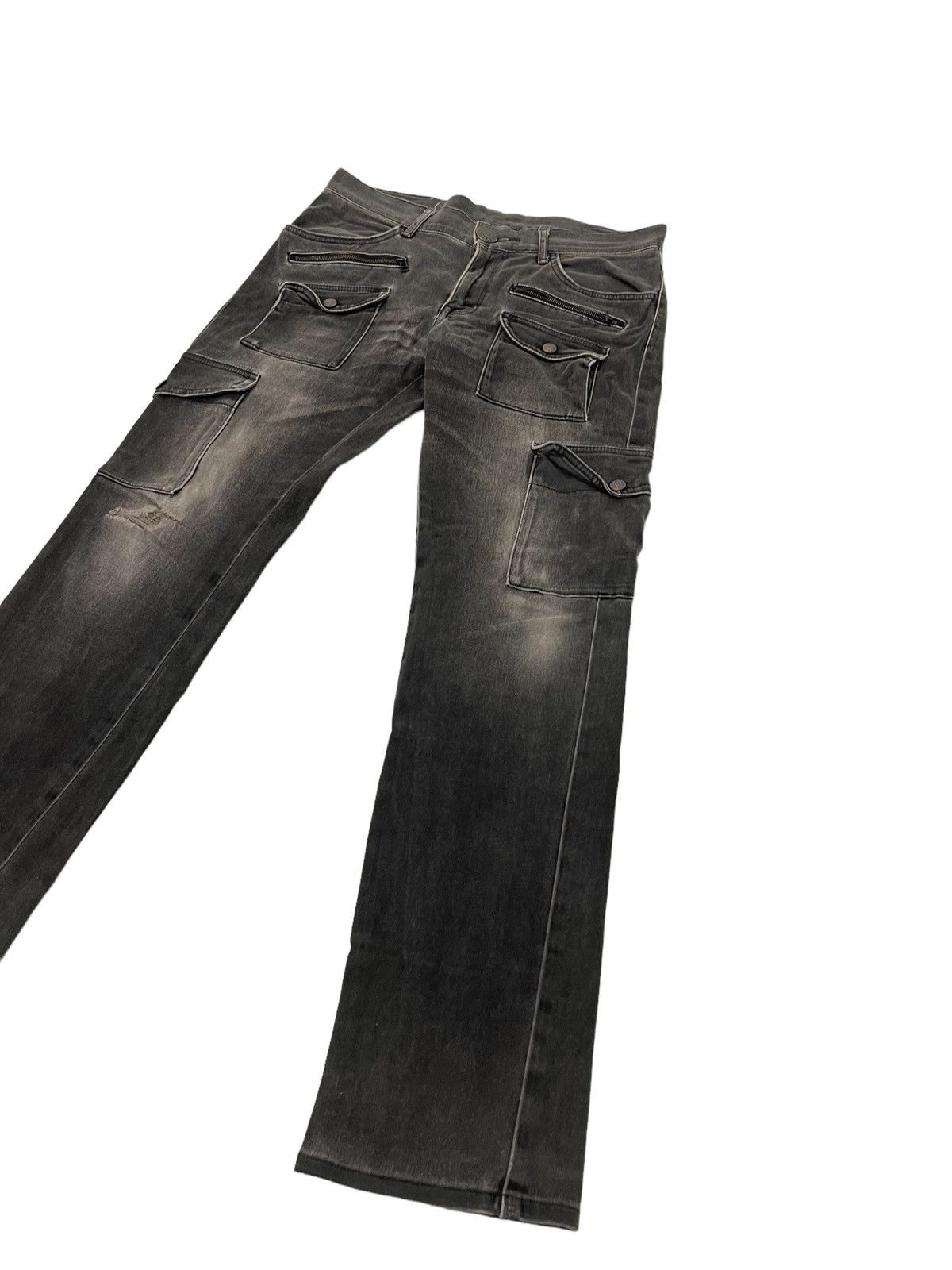 Japanese Brand Lee Riders Bush Pant Cargo Slim Stretch 3🟦7 Size US 32 / EU 48 - 3 Thumbnail
