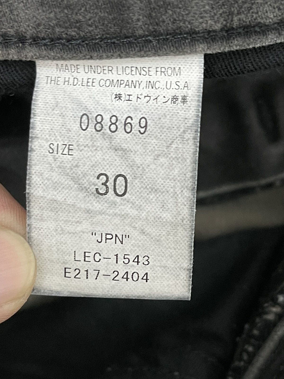 Japanese Brand Lee Riders Bush Pant Cargo Slim Stretch 3🟦7 Size US 32 / EU 48 - 20 Thumbnail