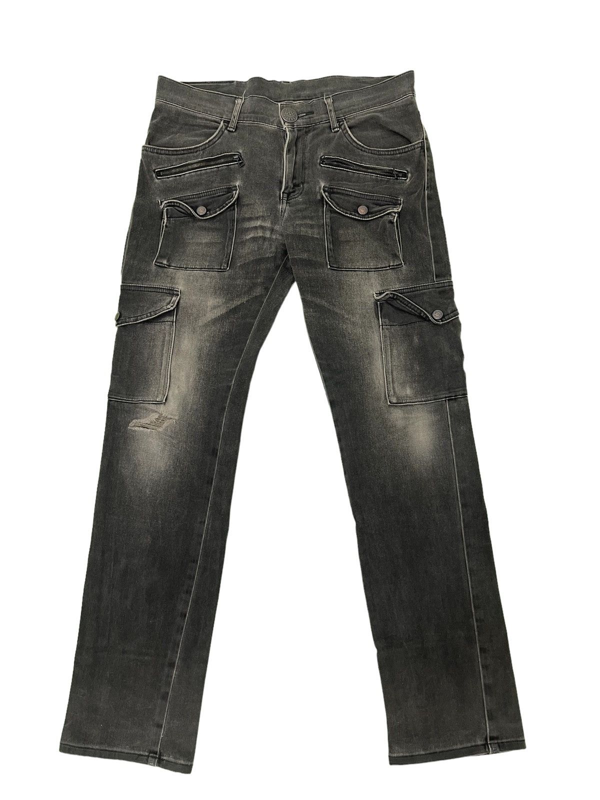 Japanese Brand Lee Riders Bush Pant Cargo Slim Stretch 3🟦7 Size US 32 / EU 48 - 2 Thumbnail