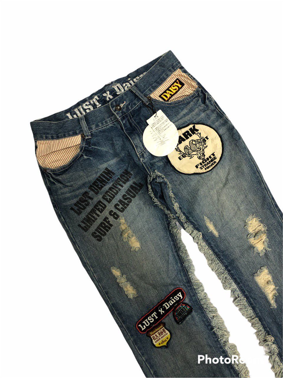 Japanese Brand JapanBrand Just X Daisy Mohair Jeans Size US 30 / EU 46 - 3 Thumbnail