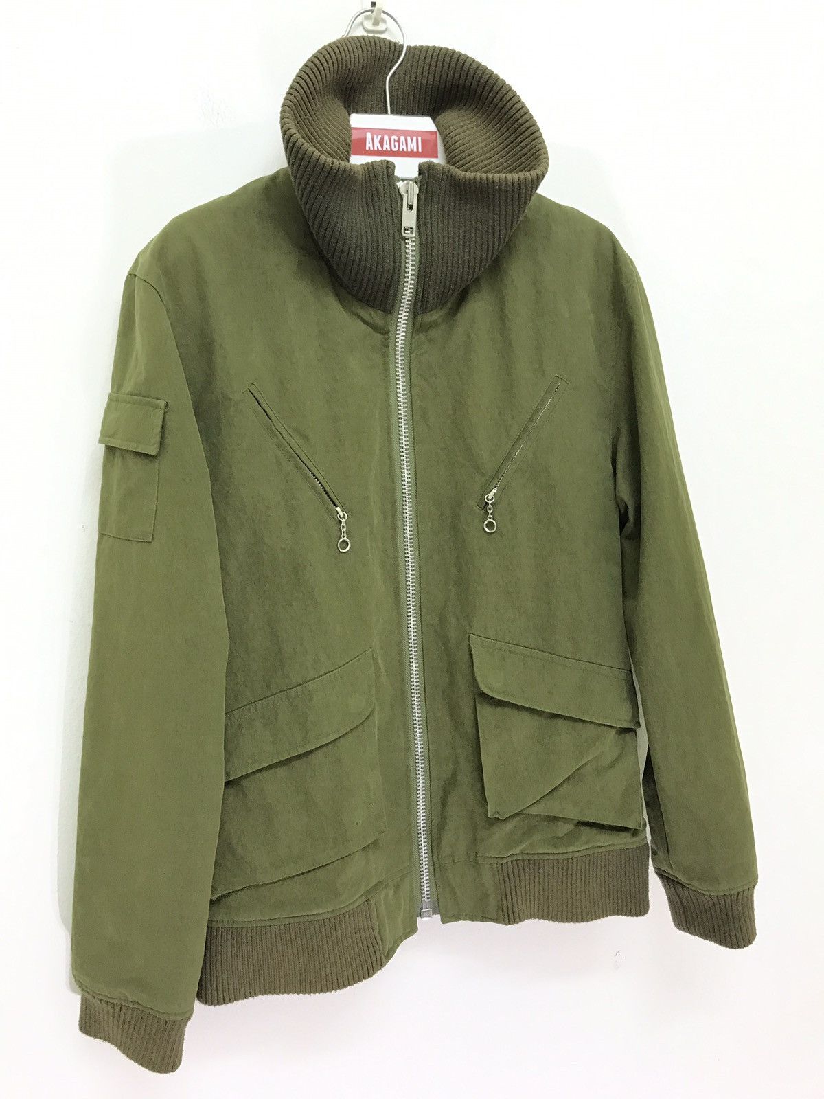 Beams Plus Beams Military Bomber Jacket Olive Green Size US M / EU 48-50 / 2 - 2 Thumbnail
