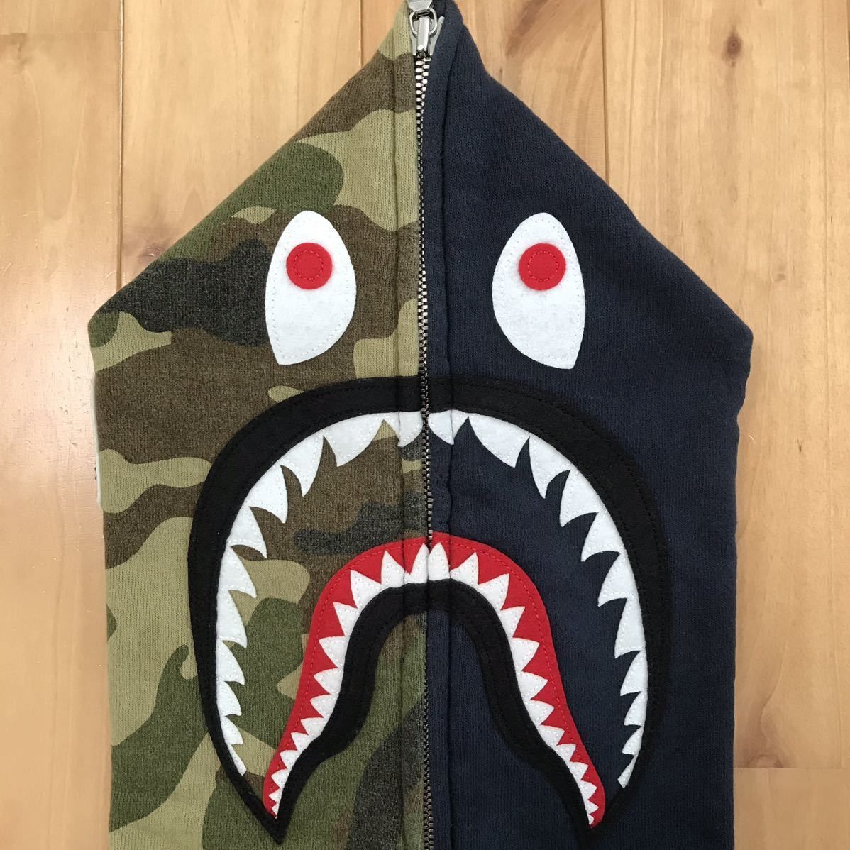 Bape × Nigo 🔥2004 1st model🔥 Shark full zip hoodie BAPE camo Size US XS / EU 42 / 0 - 2 Thumbnail