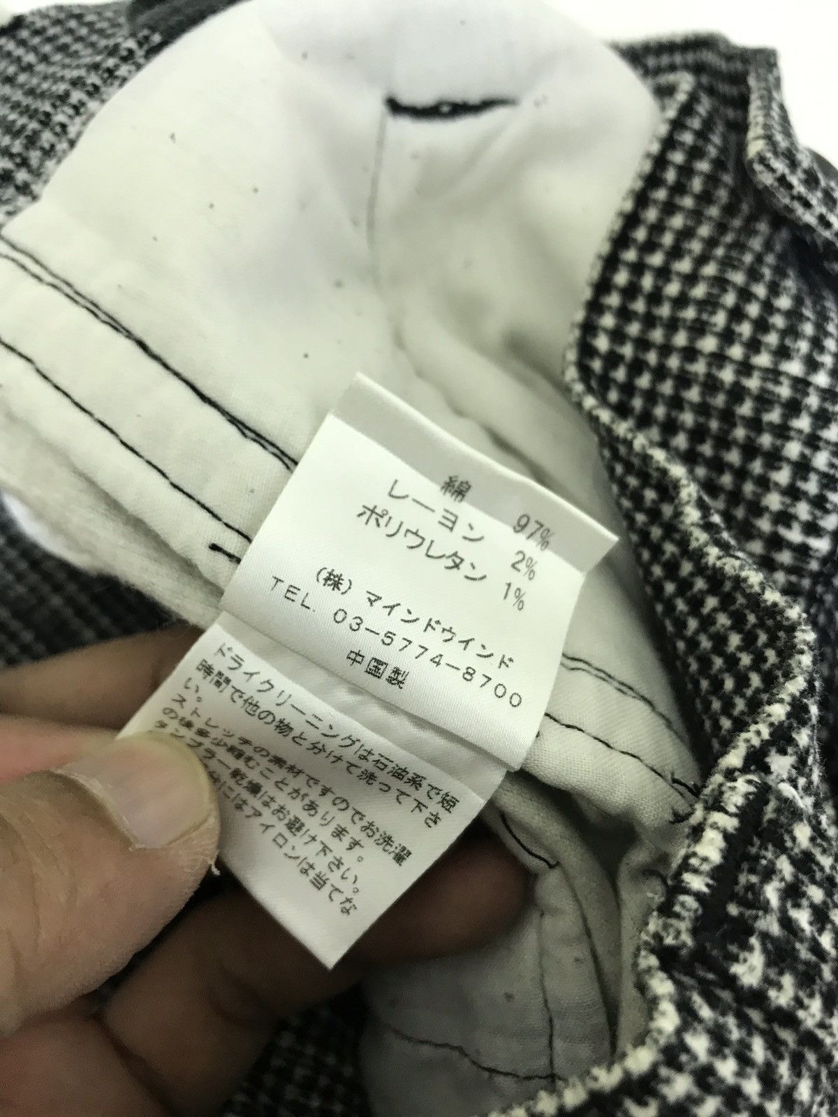 Japanese Brand ASM Cargo Tactical Pant Houndstooth Velvet Regular Size US 32 / EU 48 - 11 Thumbnail