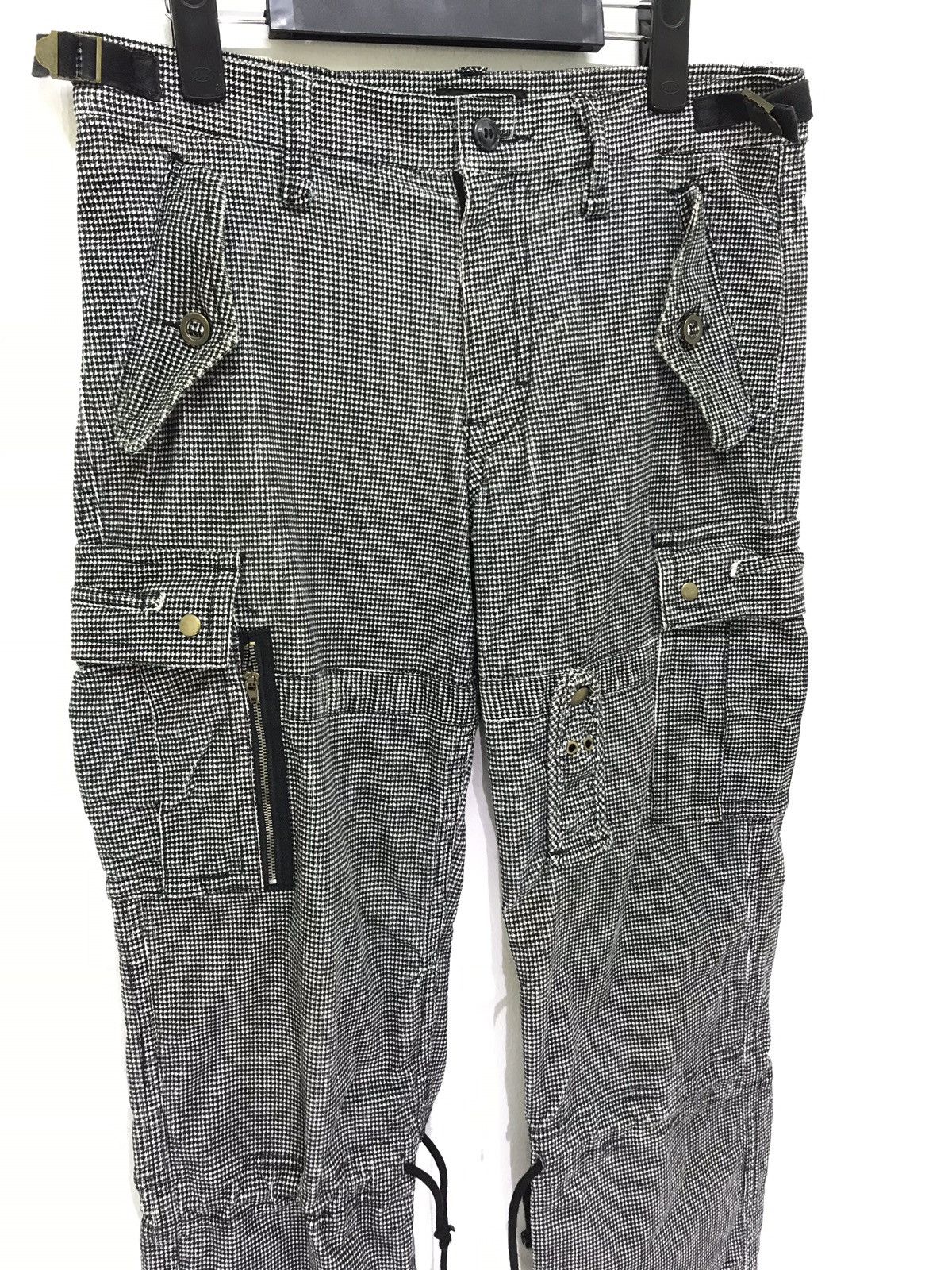 Japanese Brand ASM Cargo Tactical Pant Houndstooth Velvet Regular Size US 32 / EU 48 - 5 Thumbnail