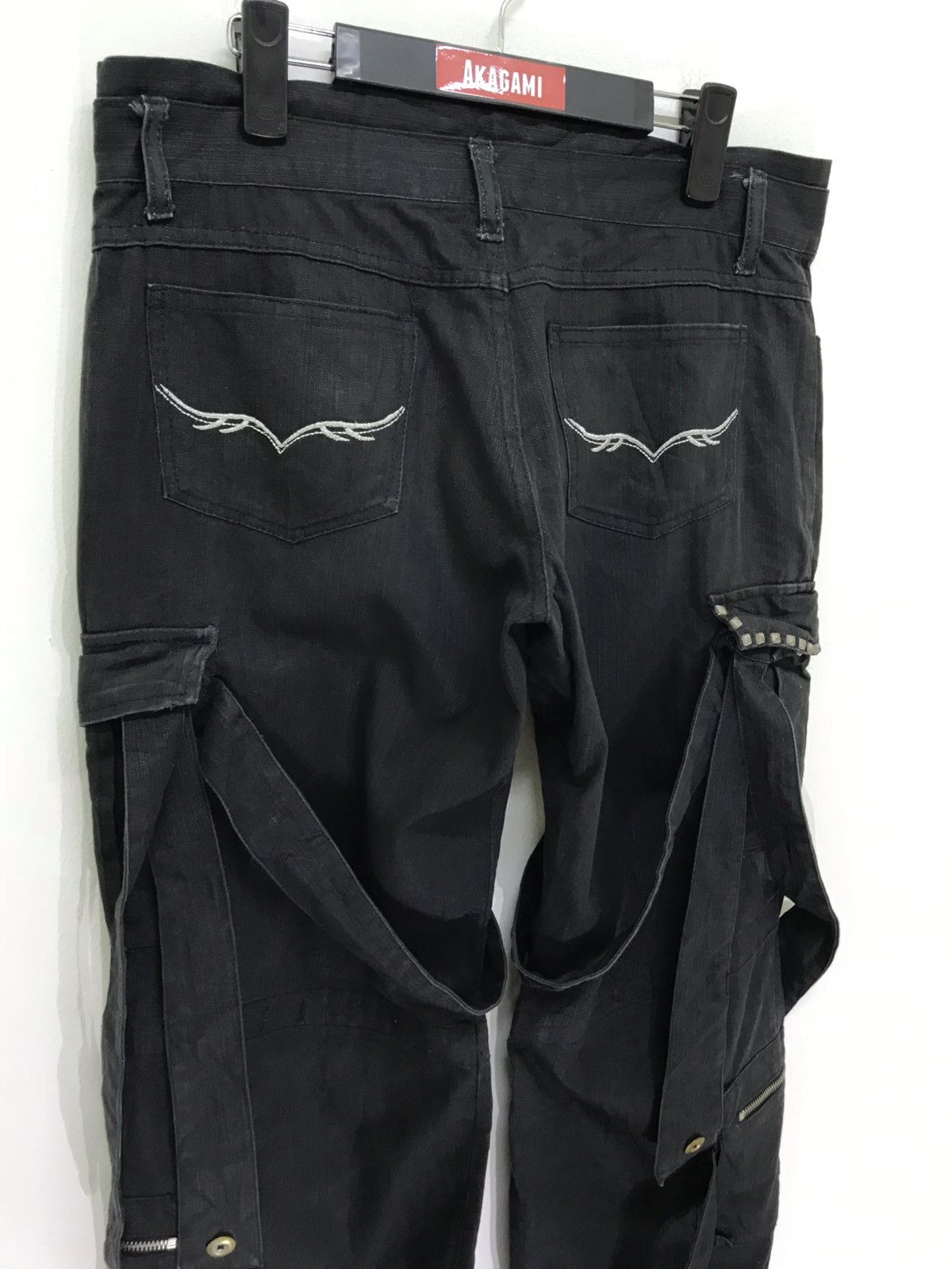 GOSTAR DE FUGA Fuga Cargo Pant Parachute Multi Pocket Bondage Balloon Size US 33 - 3 Thumbnail