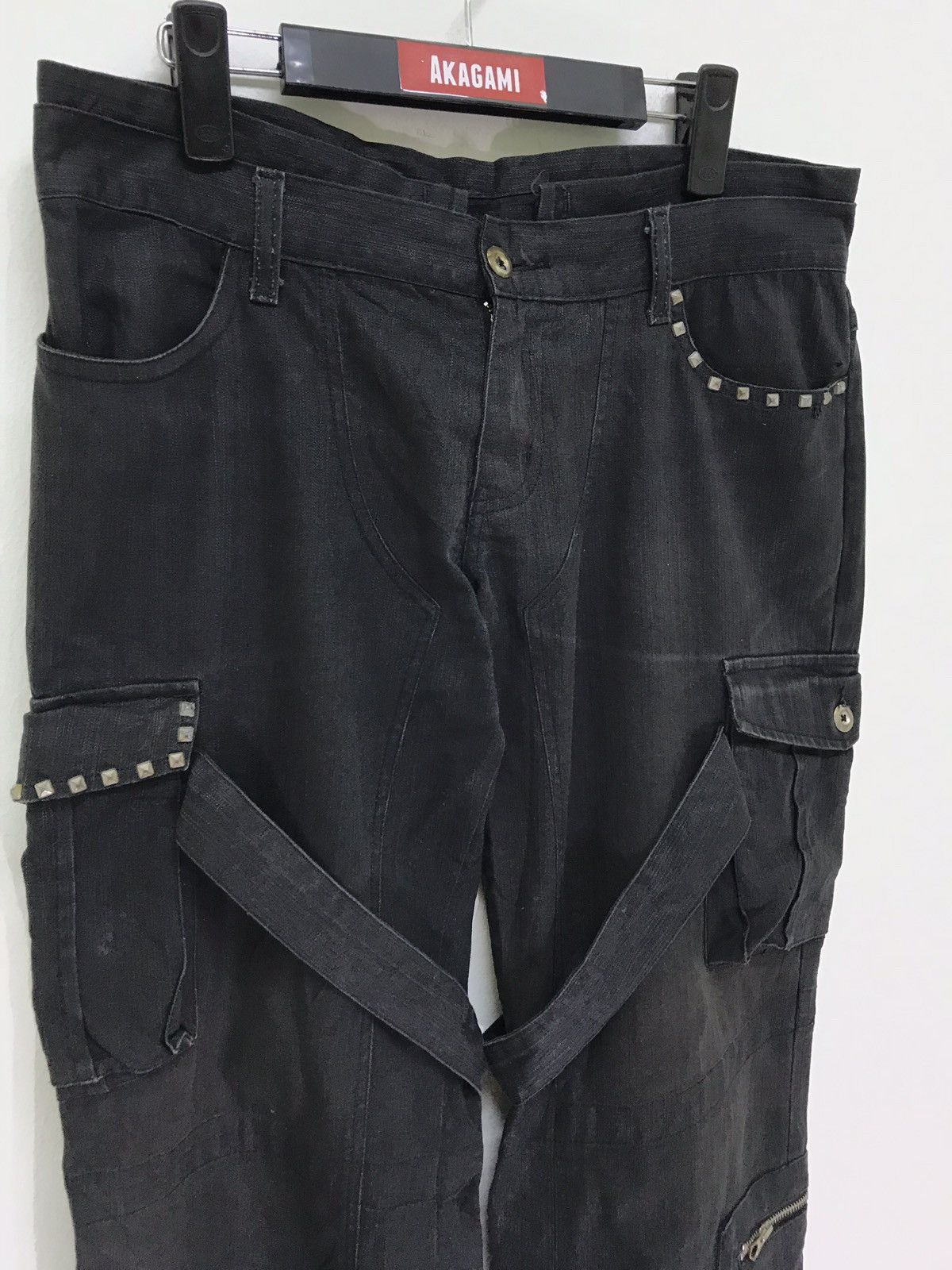 GOSTAR DE FUGA Fuga Cargo Pant Parachute Multi Pocket Bondage Balloon Size US 33 - 12 Thumbnail