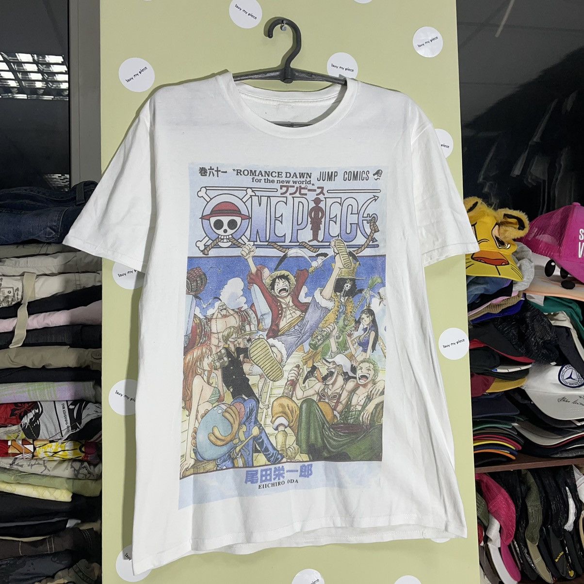 Vintage Vintage Y2K One Piece Graphic Tee Anime Streetwear Slim S Size US S / EU 44-46 / 1 - 2 Thumbnail