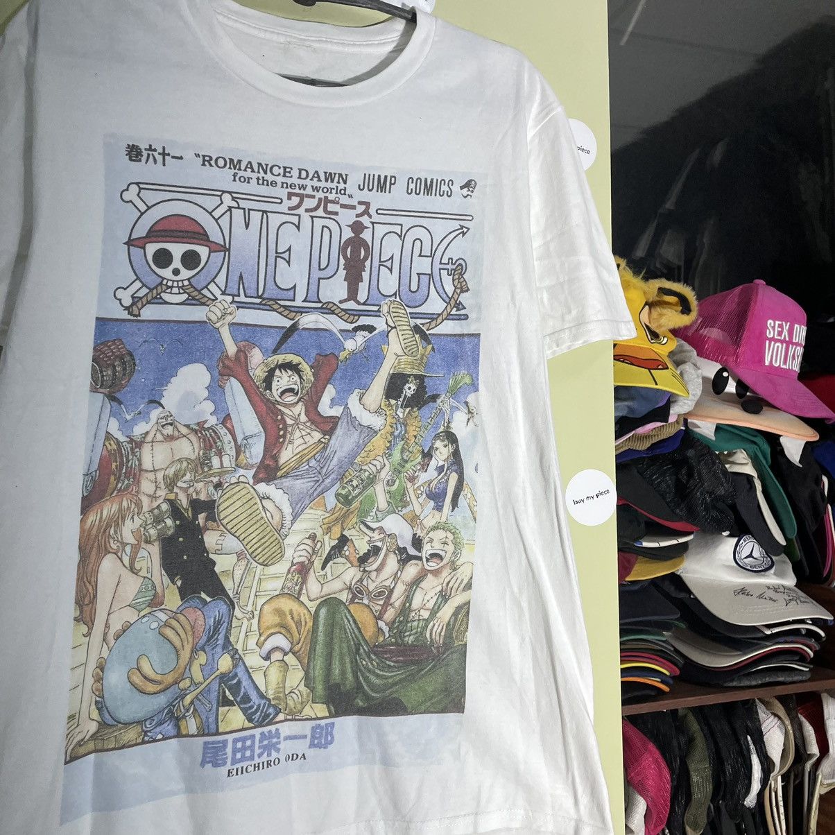 Vintage Vintage Y2K One Piece Graphic Tee Anime Streetwear Slim S Size US S / EU 44-46 / 1 - 5 Thumbnail
