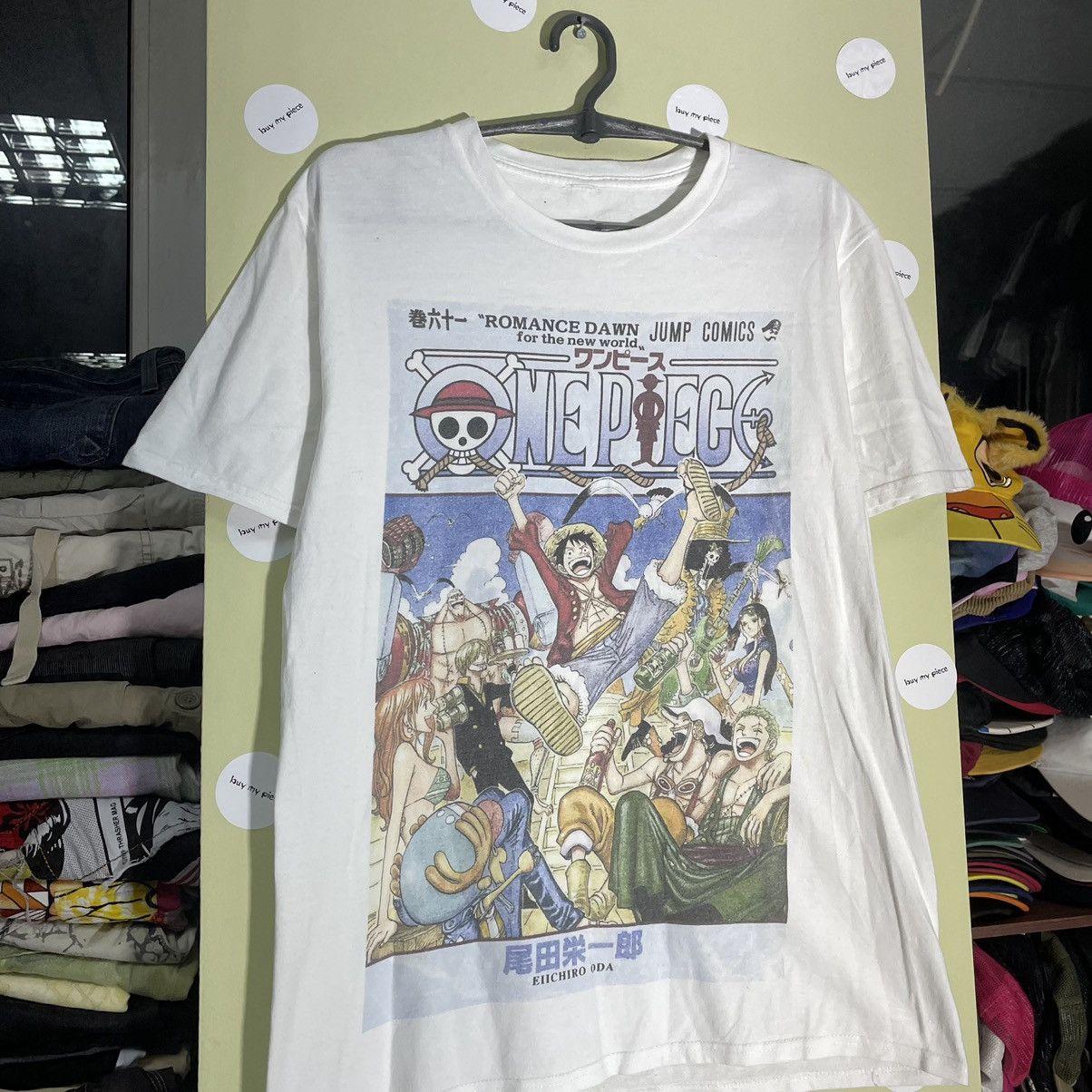 Vintage Vintage Y2K One Piece Graphic Tee Anime Streetwear Slim S Size US S / EU 44-46 / 1 - 4 Thumbnail