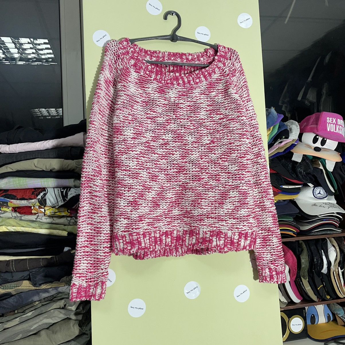 Vintage Y2K Pink Marl Knit Sweater Indie Alt Grunge Single Stitch M Size US M / EU 48-50 / 2 - 3 Thumbnail