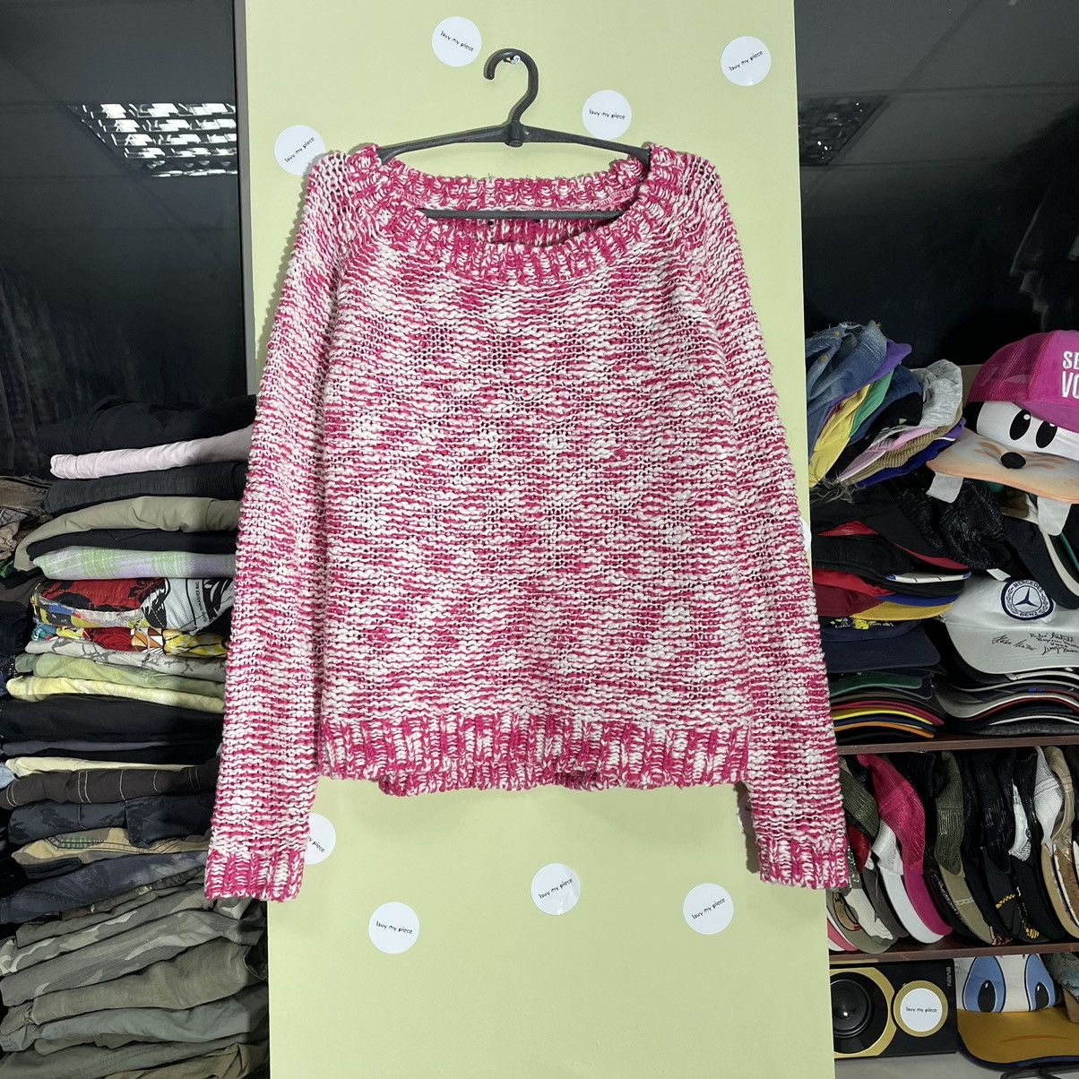 Vintage Y2K Pink Marl Knit Sweater Indie Alt Grunge Single Stitch M Size US M / EU 48-50 / 2 - 1 Thumbnail