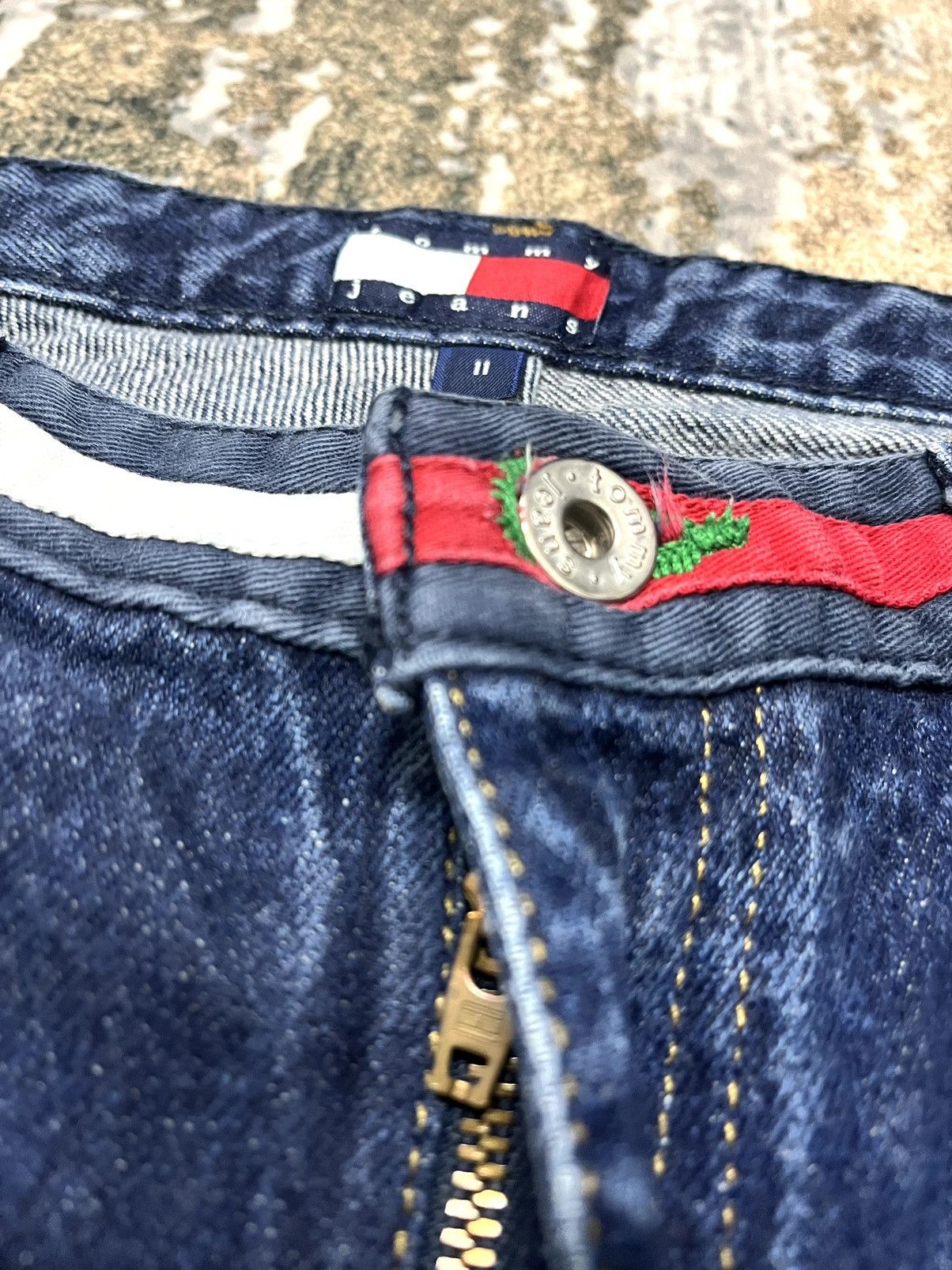 If Six Was Nine × Tommy Jeans Tommy Jeans Flag Boot Cut Blue Jeans Size US 31 - 3 Thumbnail