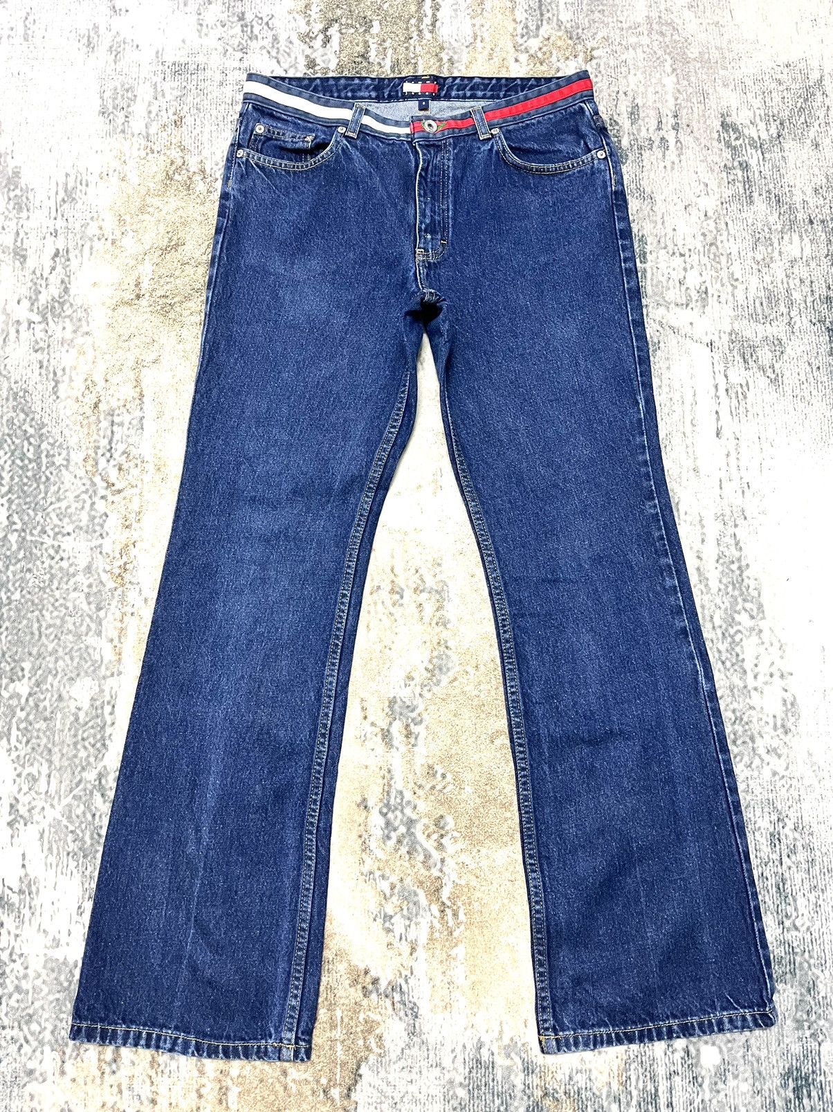 If Six Was Nine × Tommy Jeans Tommy Jeans Flag Boot Cut Blue Jeans Size US 31 - 1 Thumbnail