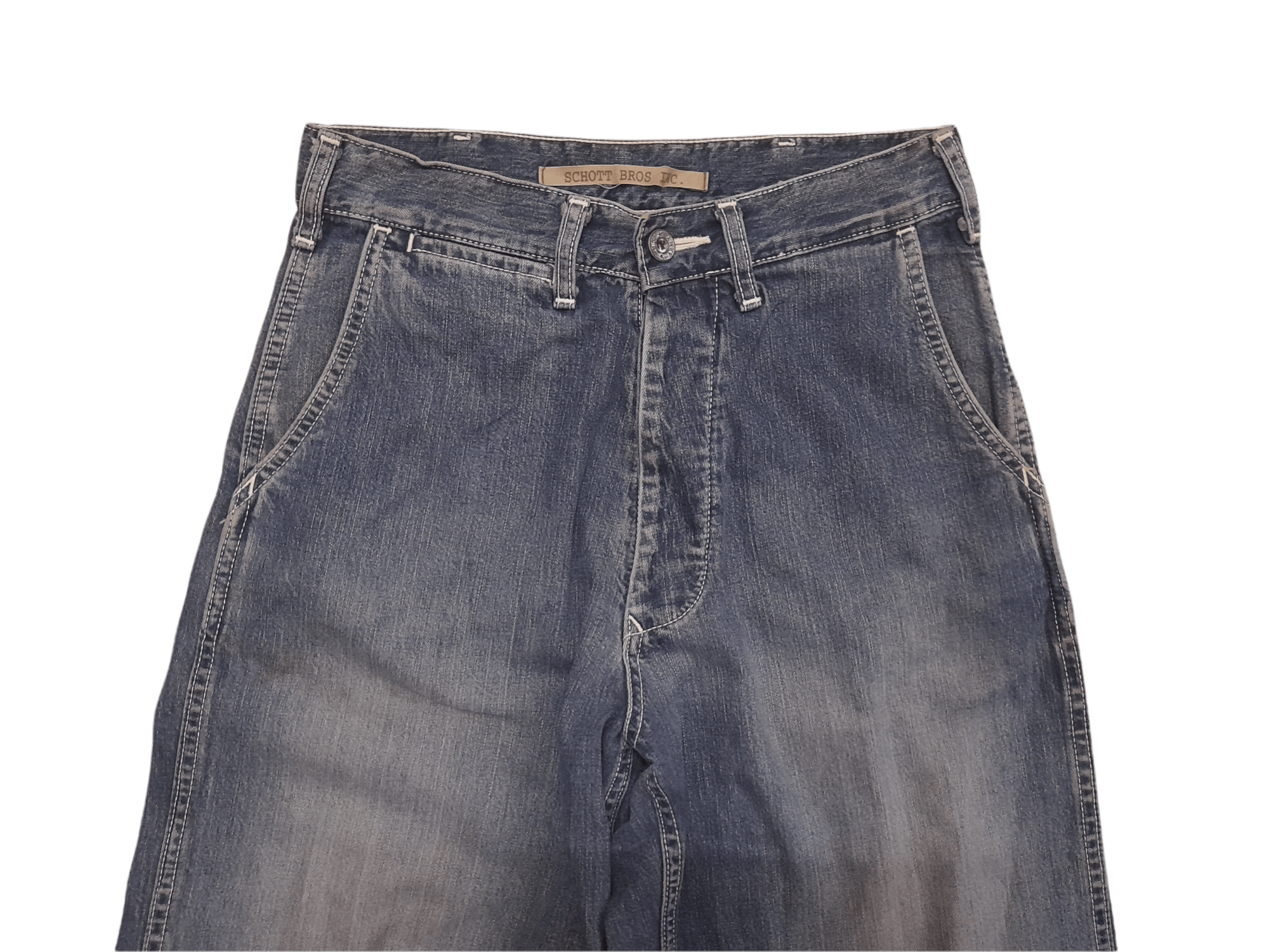 Schott SCHOTT Bross U.S Army Denim Baker Trousers (D479) w28 Size US 28 / EU 44 - 7 Thumbnail