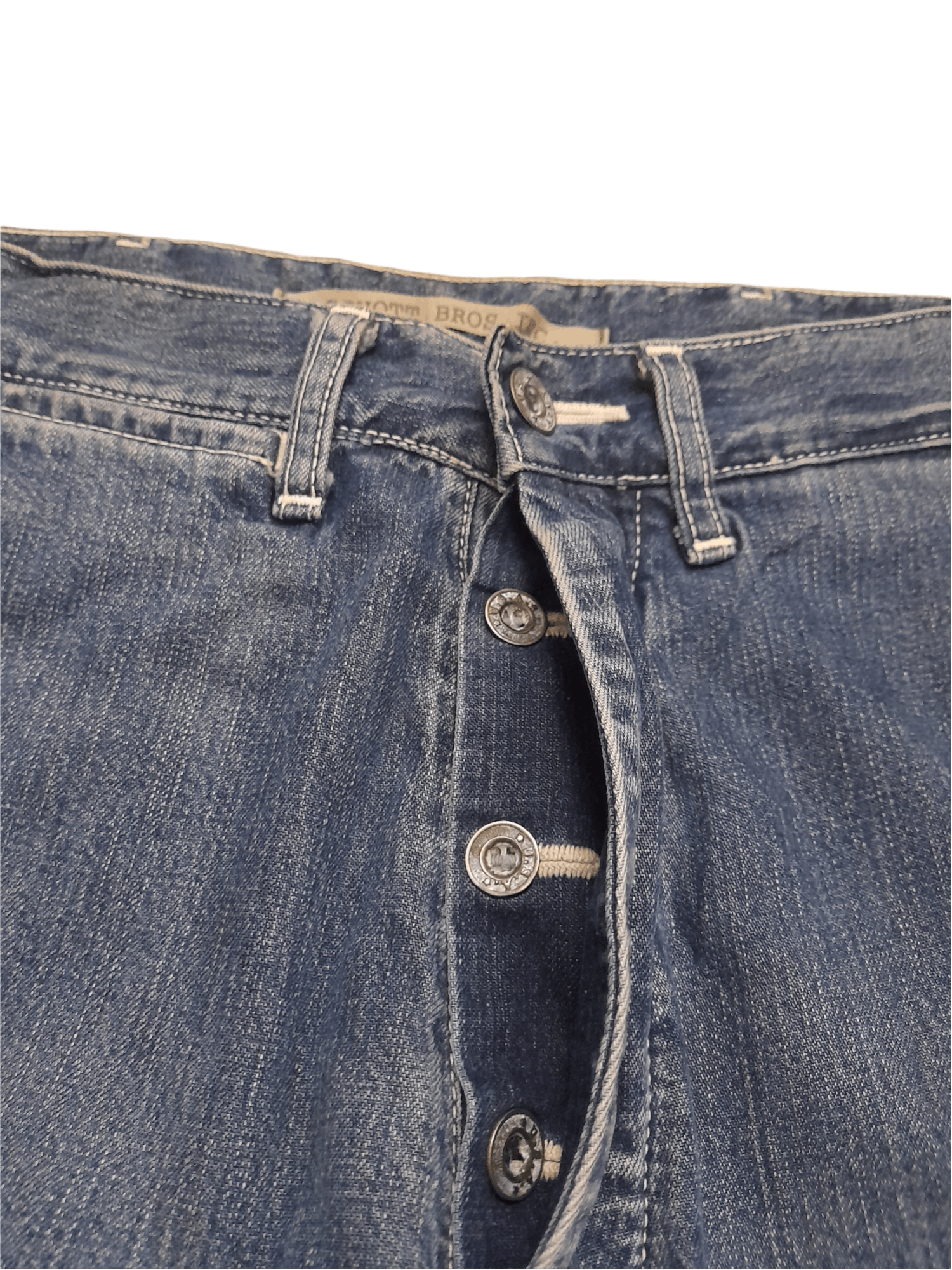 Schott SCHOTT Bross U.S Army Denim Baker Trousers (D479) w28 Size US 28 / EU 44 - 5 Thumbnail