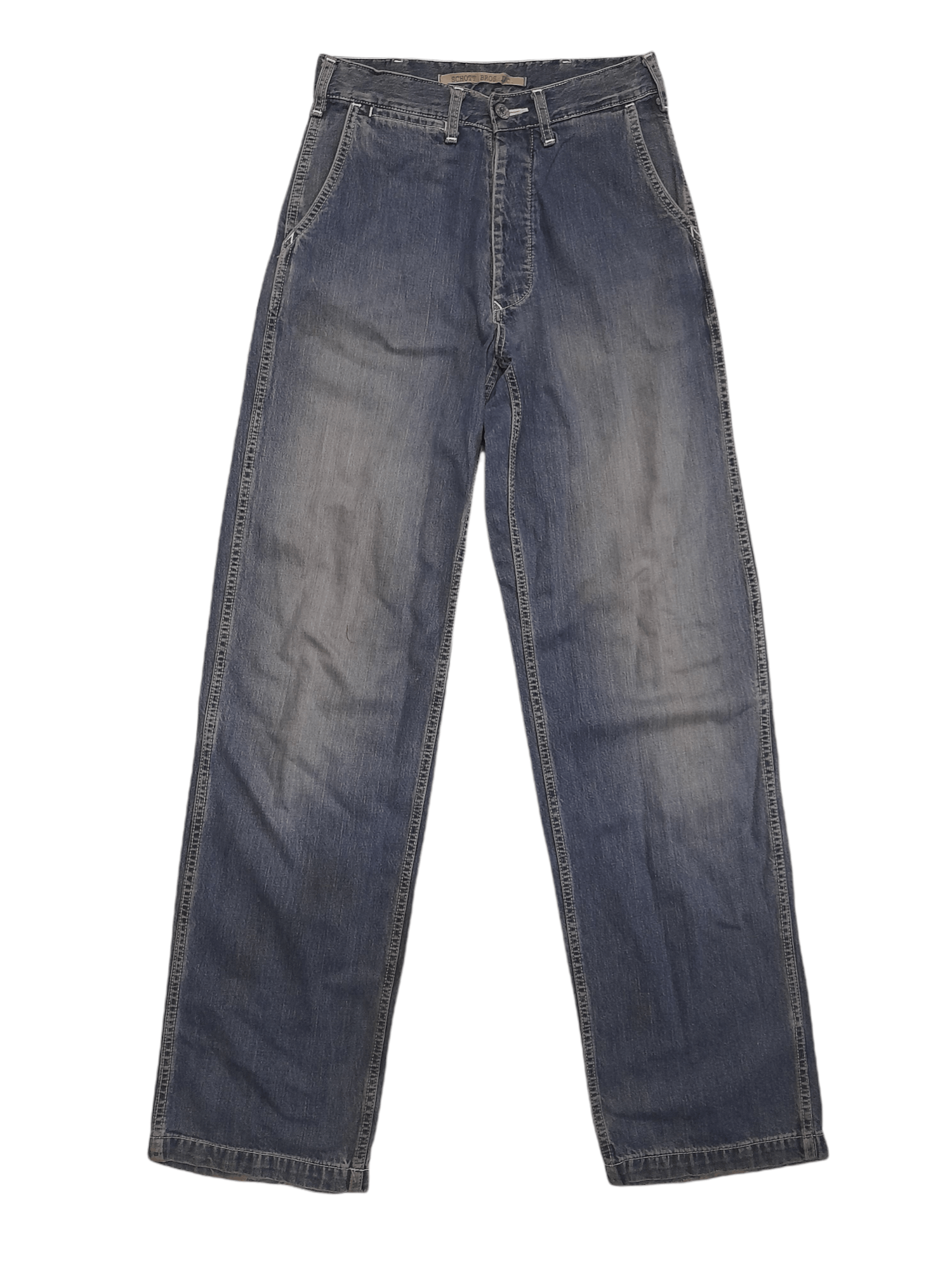 Schott SCHOTT Bross U.S Army Denim Baker Trousers (D479) w28 Size US 28 / EU 44 - 4 Thumbnail