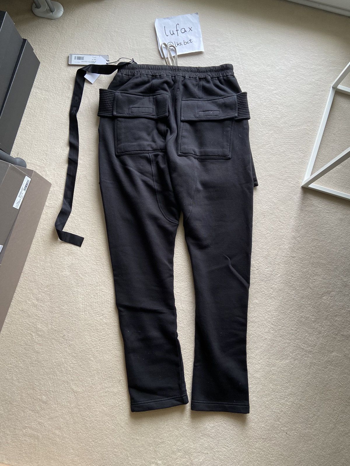 Rick Owens NEW | DRKSHDW FW22 STROBE FELPA CREATCH CARGO JOGGER COTTON Size US 32 / EU 48 - 7 Thumbnail