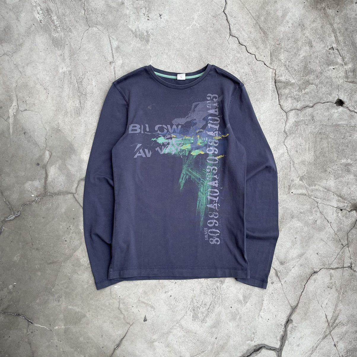 Japanese Brand × Vintage Y2K 00s Slim Long Sleeve Shirt Vintage