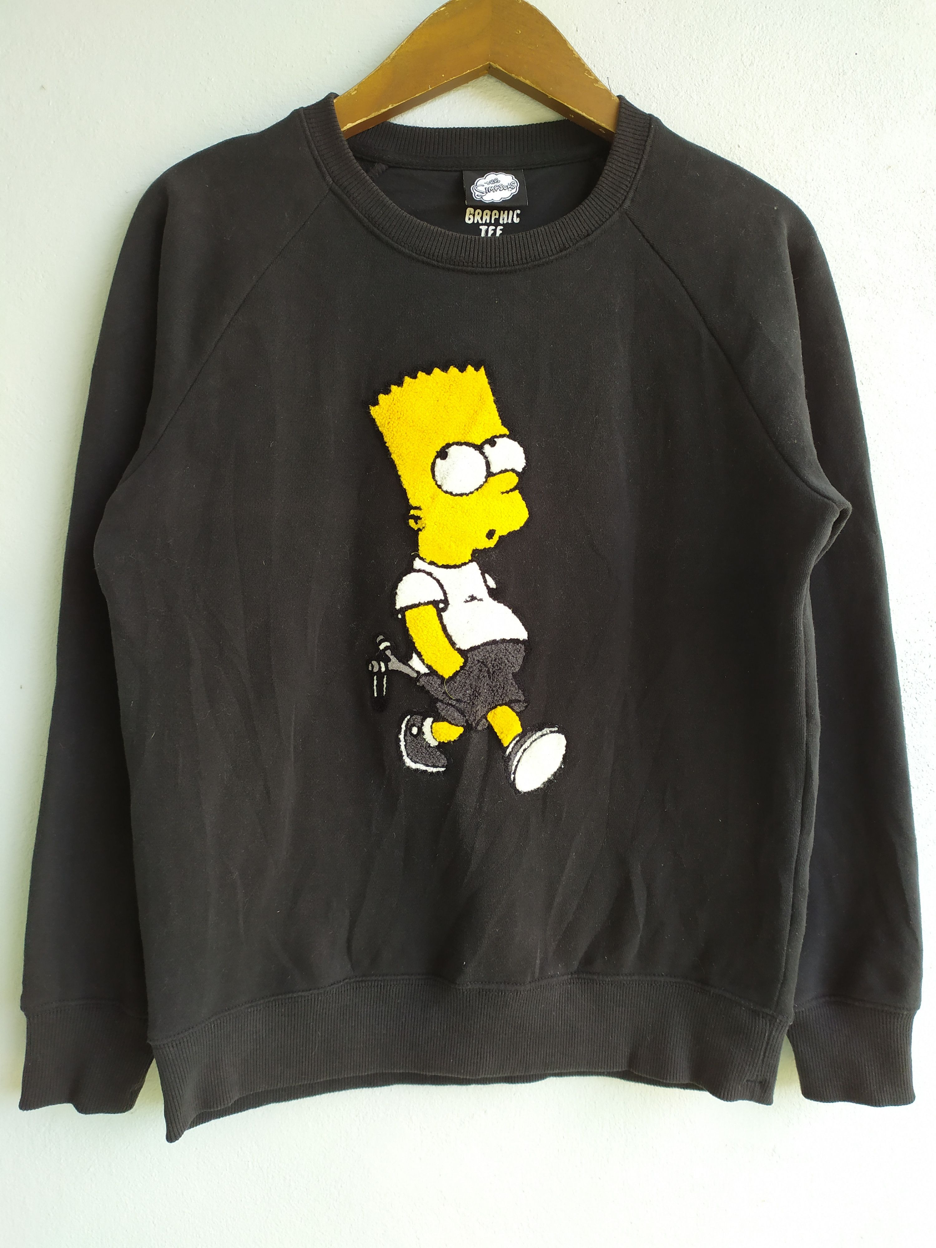 The Simpsons × Vintage Vintage Bart Simpson Sweatshirt Size US S / EU 44-46 / 1 - 1 Thumbnail