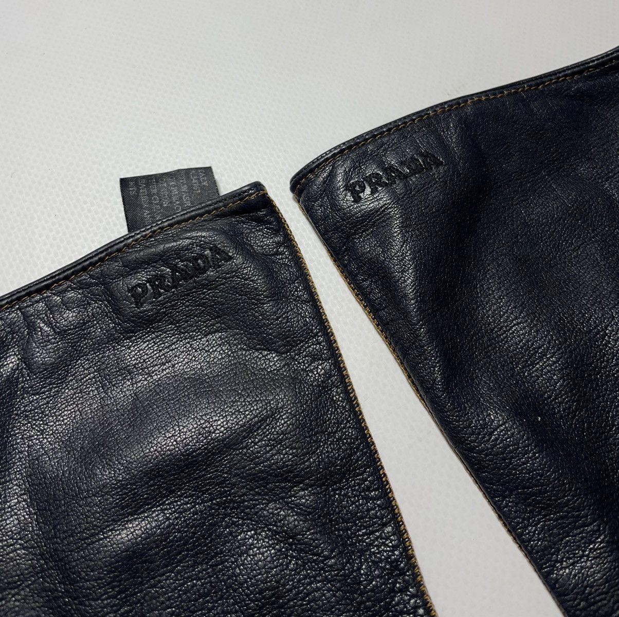 Prada Prada Women’s Leather Gloves Size ONE SIZE - 4 Thumbnail
