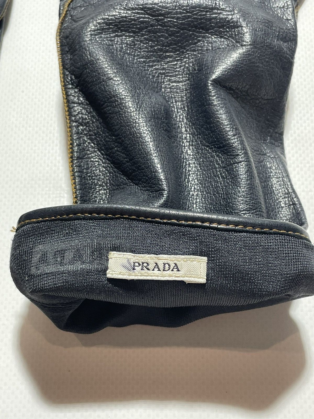 Prada Prada Women’s Leather Gloves Size ONE SIZE - 12 Thumbnail
