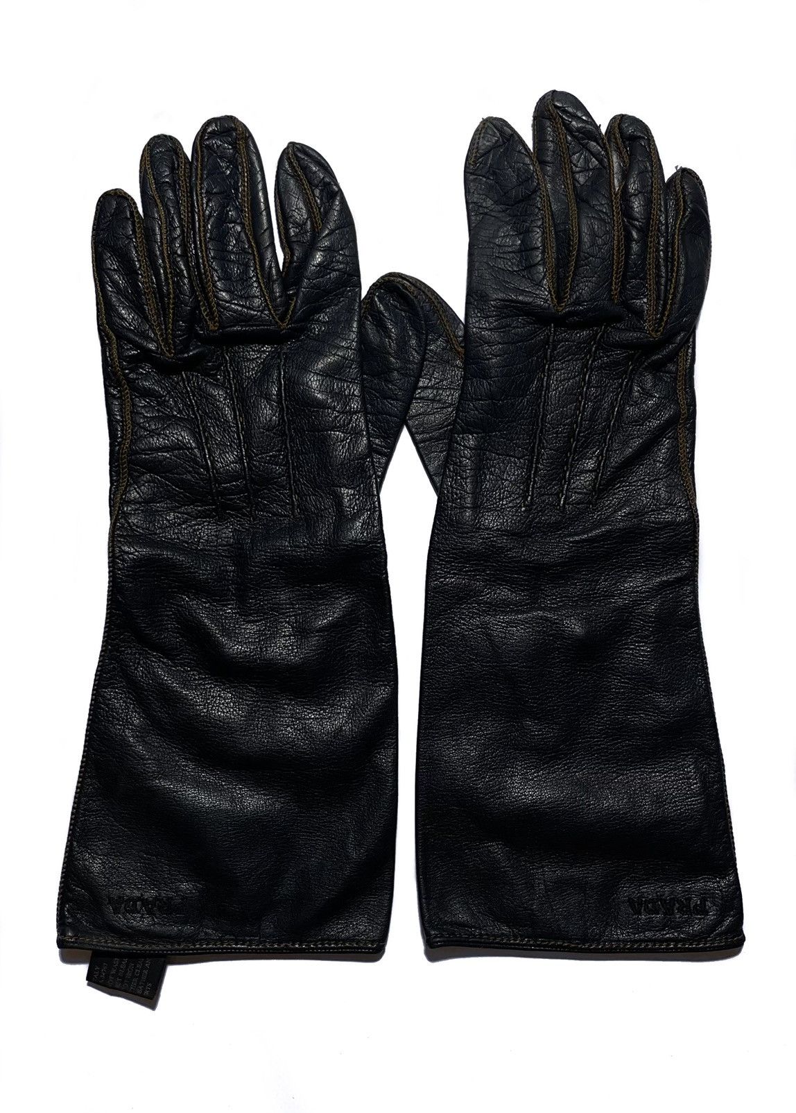 Prada Prada Women’s Leather Gloves Size ONE SIZE - 1 Thumbnail