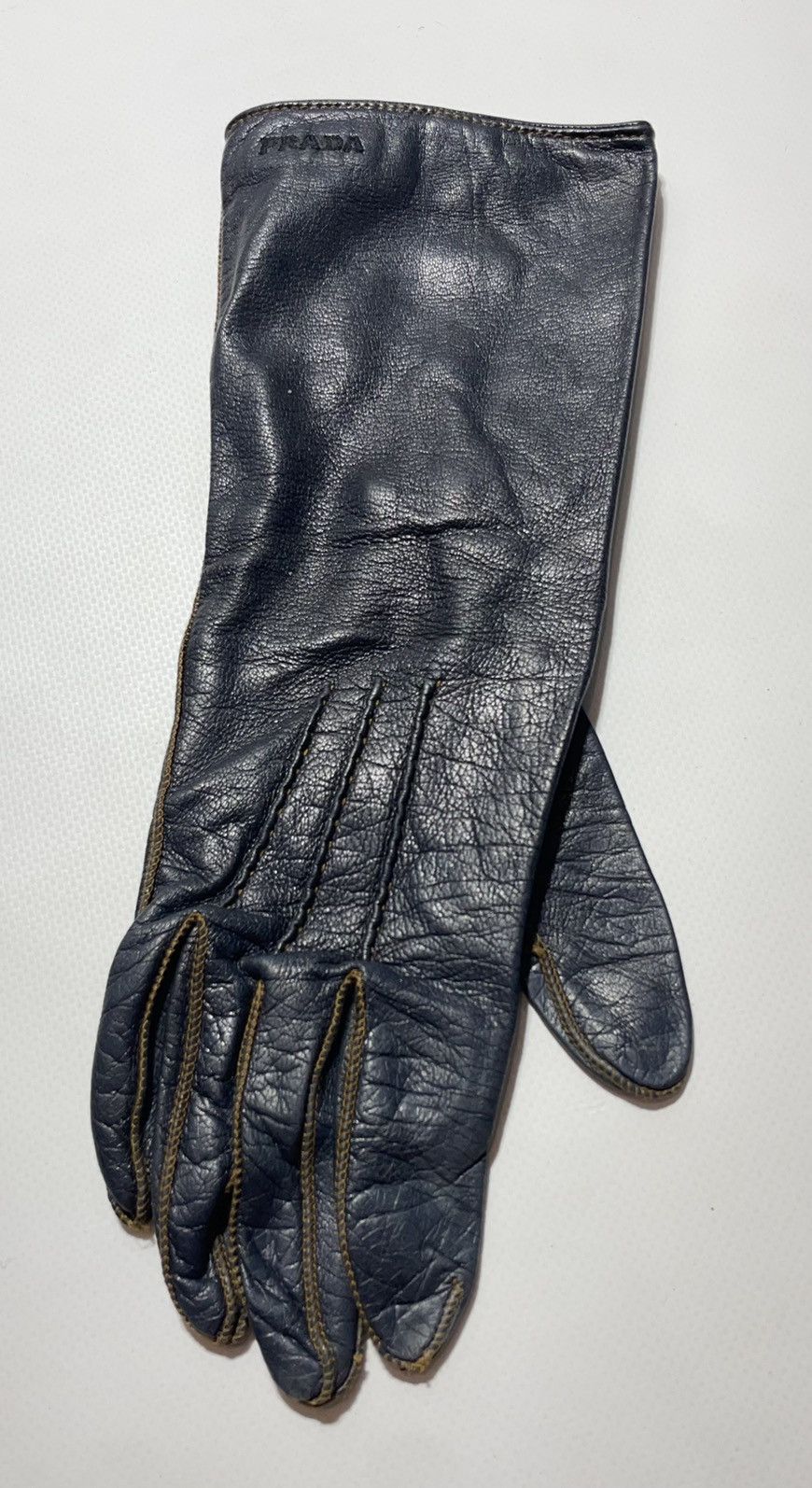 Prada Prada Women’s Leather Gloves Size ONE SIZE - 6 Thumbnail