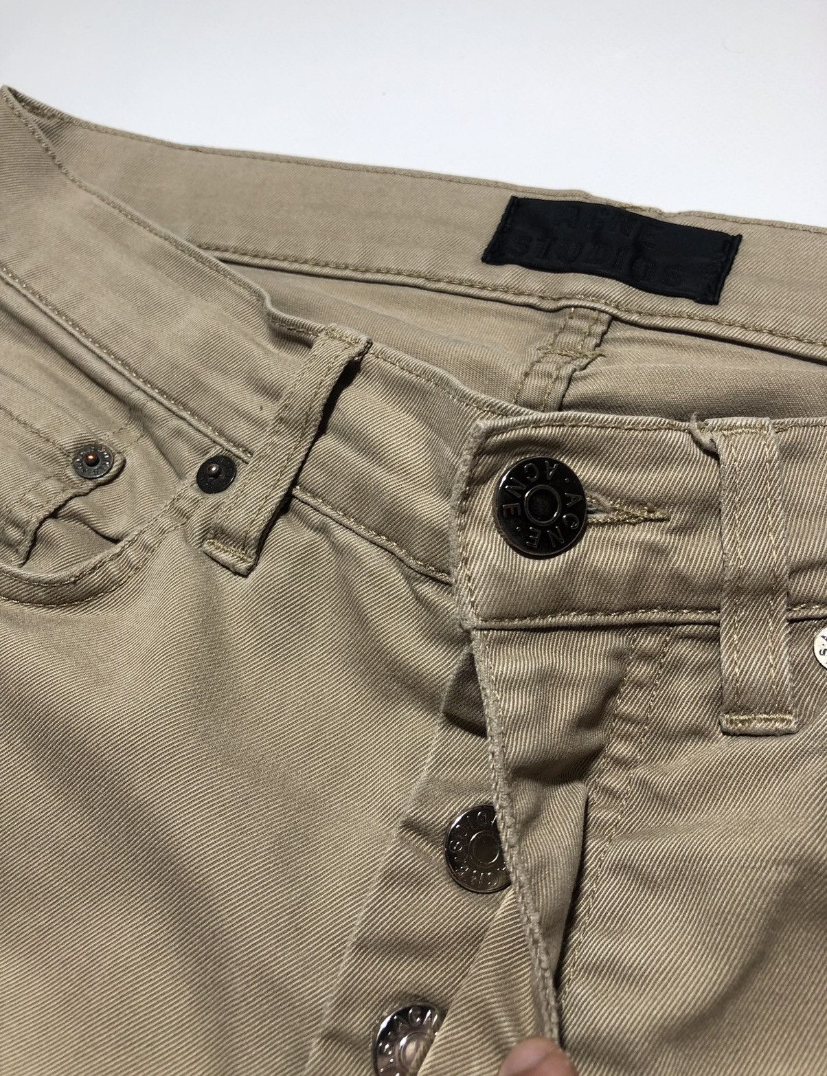 Acne Studios Acne Studios Roc Ups Beige Chino Pants Size US 31 - 11 Thumbnail