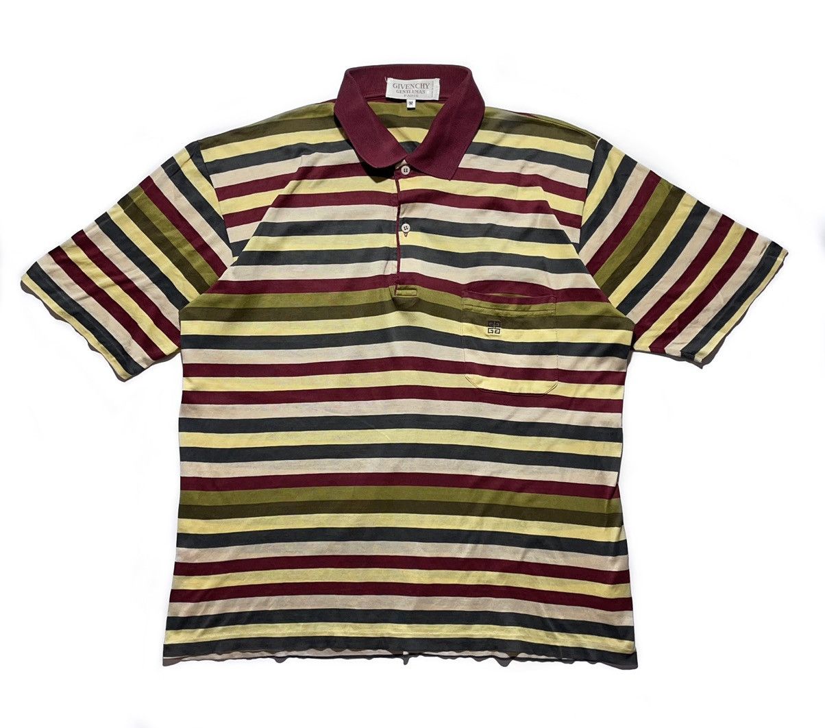 Givenchy Givenchy Gentleman Vintage Stripped Polo Shirt
