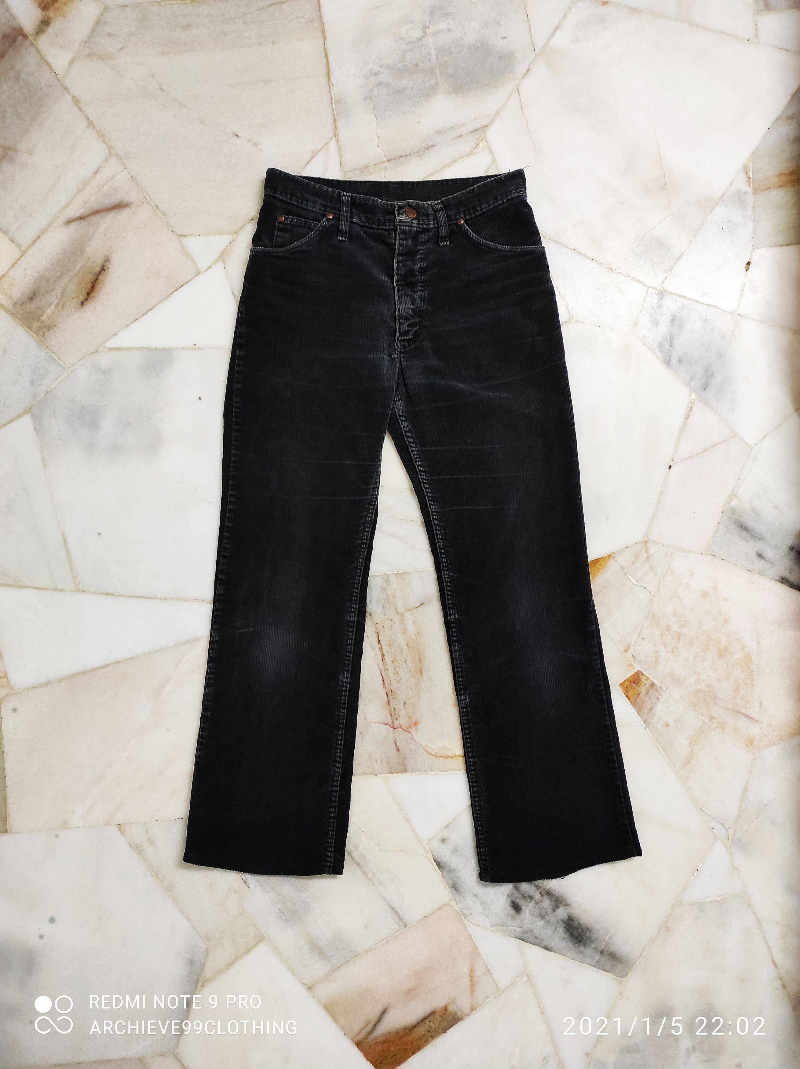 Vintage 1960s Wrangler Blue Bell Velvet Jeans USA