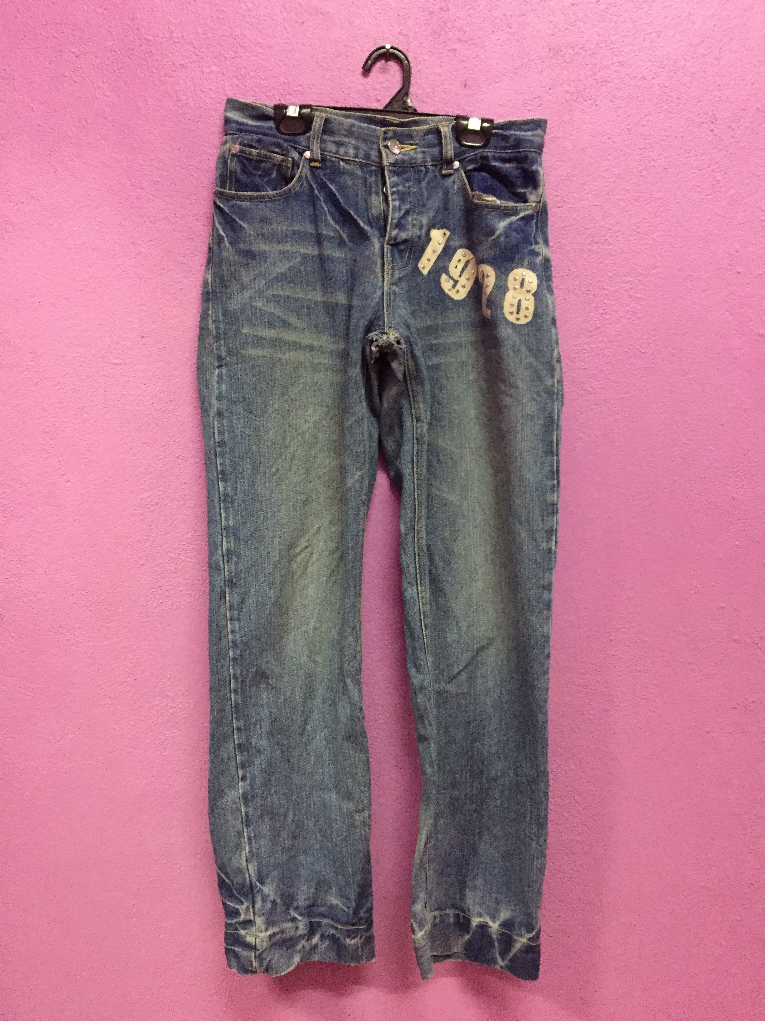 Disney Mickey Mouse Denim Jeans Size M Size US 29 - 2 Thumbnail