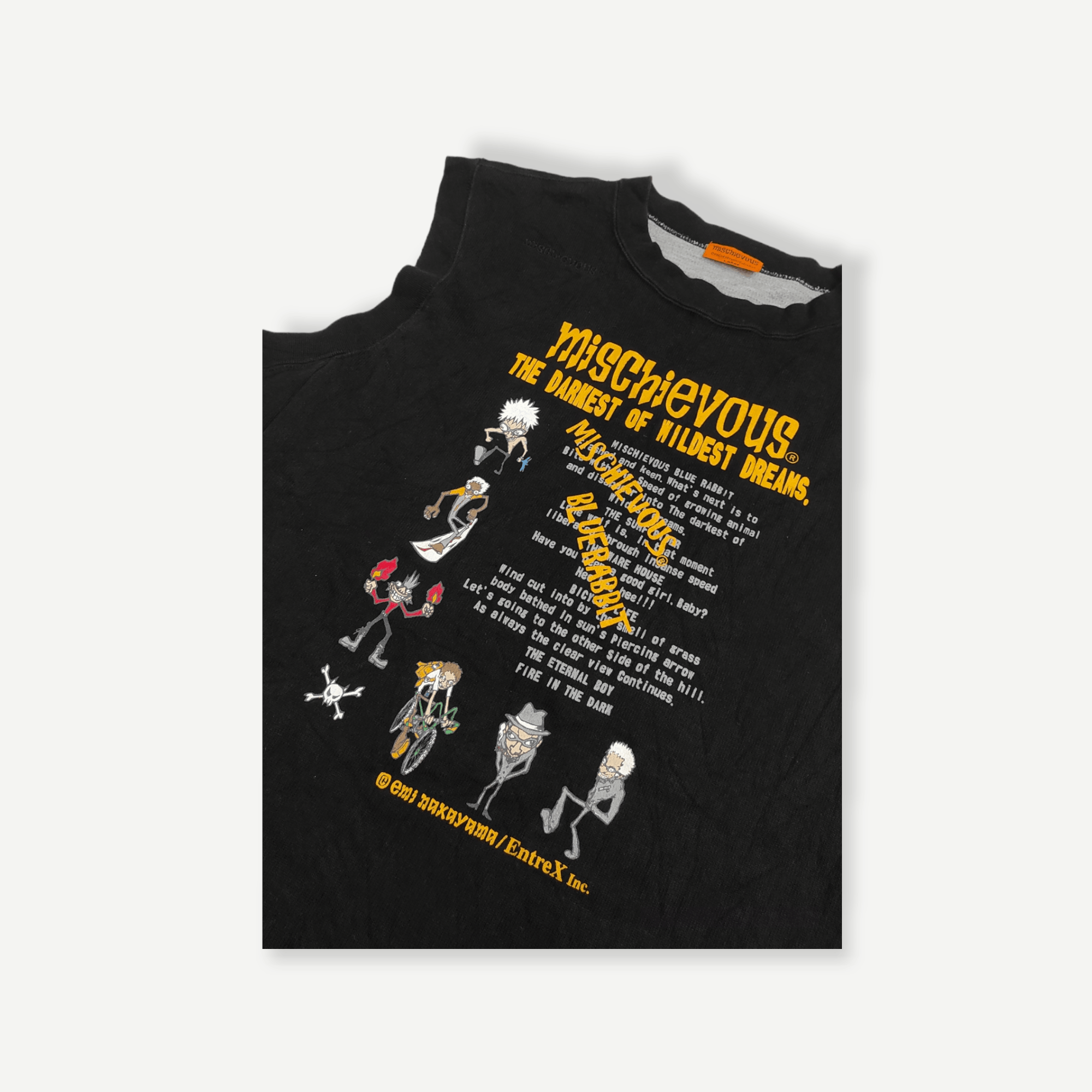 Japanese Brand Mischievous Emi Nakayama sleeveless vest crew neck sweats Size US L / EU 52-54 / 3 - 9 Thumbnail