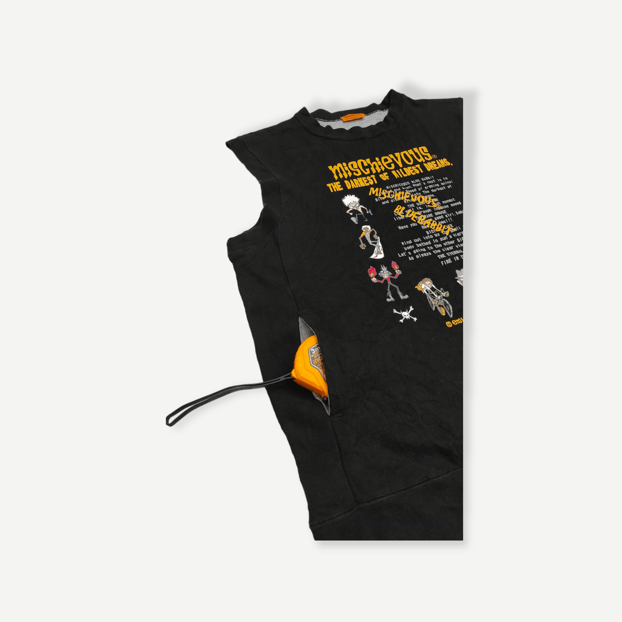 Japanese Brand Mischievous Emi Nakayama sleeveless vest crew neck sweats Size US L / EU 52-54 / 3 - 10 Thumbnail
