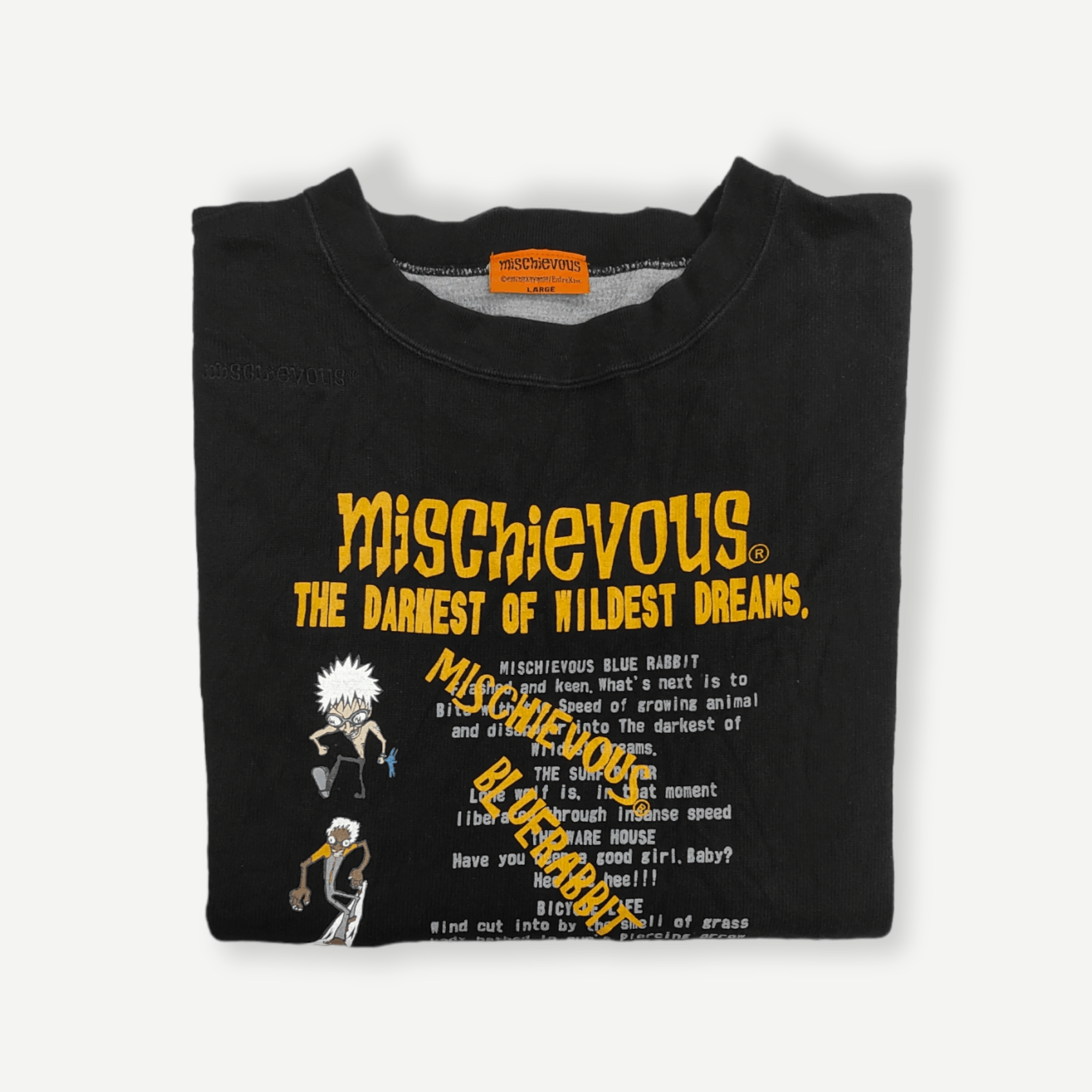Japanese Brand Mischievous Emi Nakayama sleeveless vest crew neck sweats Size US L / EU 52-54 / 3 - 11 Thumbnail