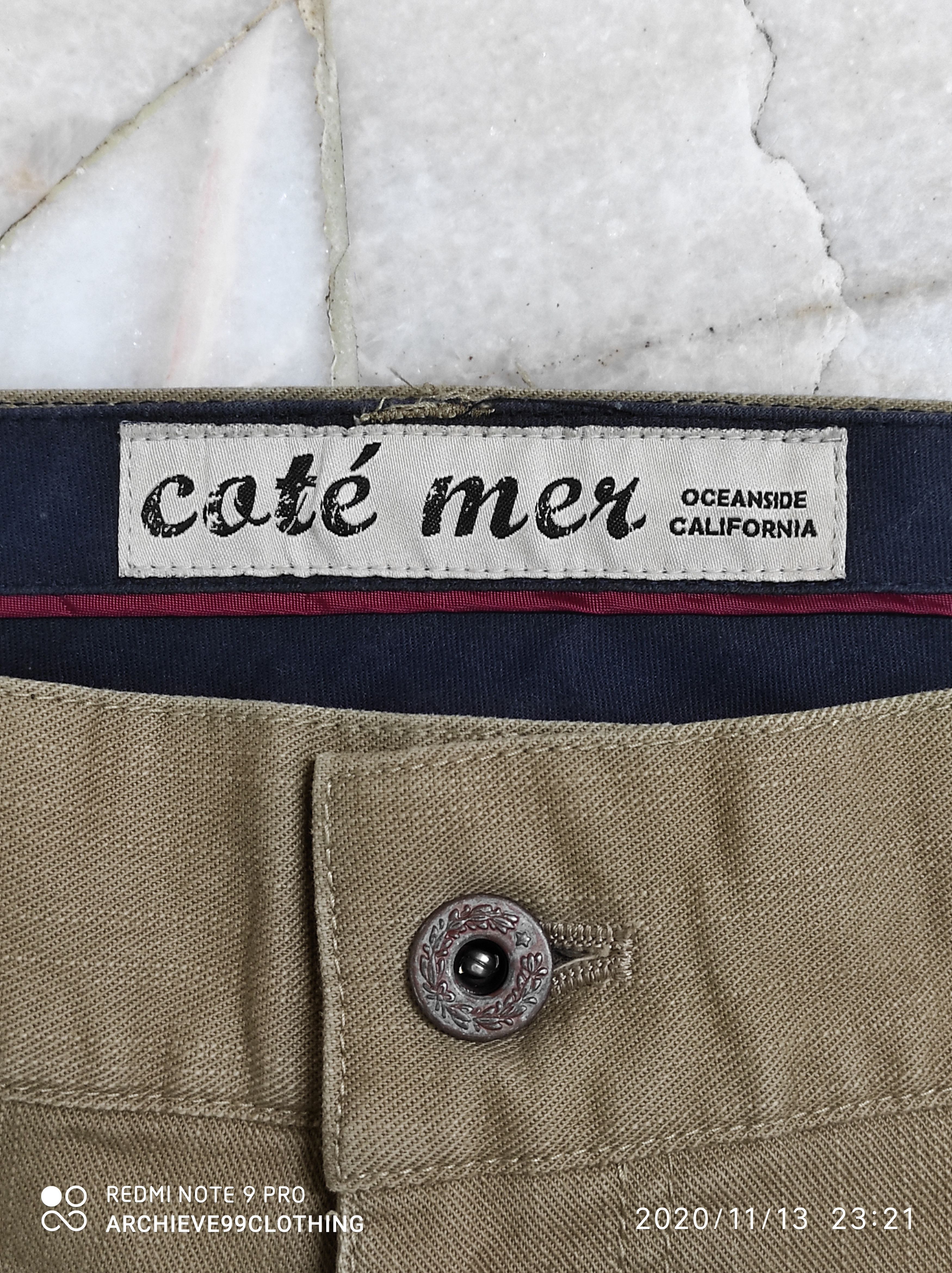 Japanese Brand Cote mer vintage fatigue skinny military trousers Size US 29 - 3 Thumbnail