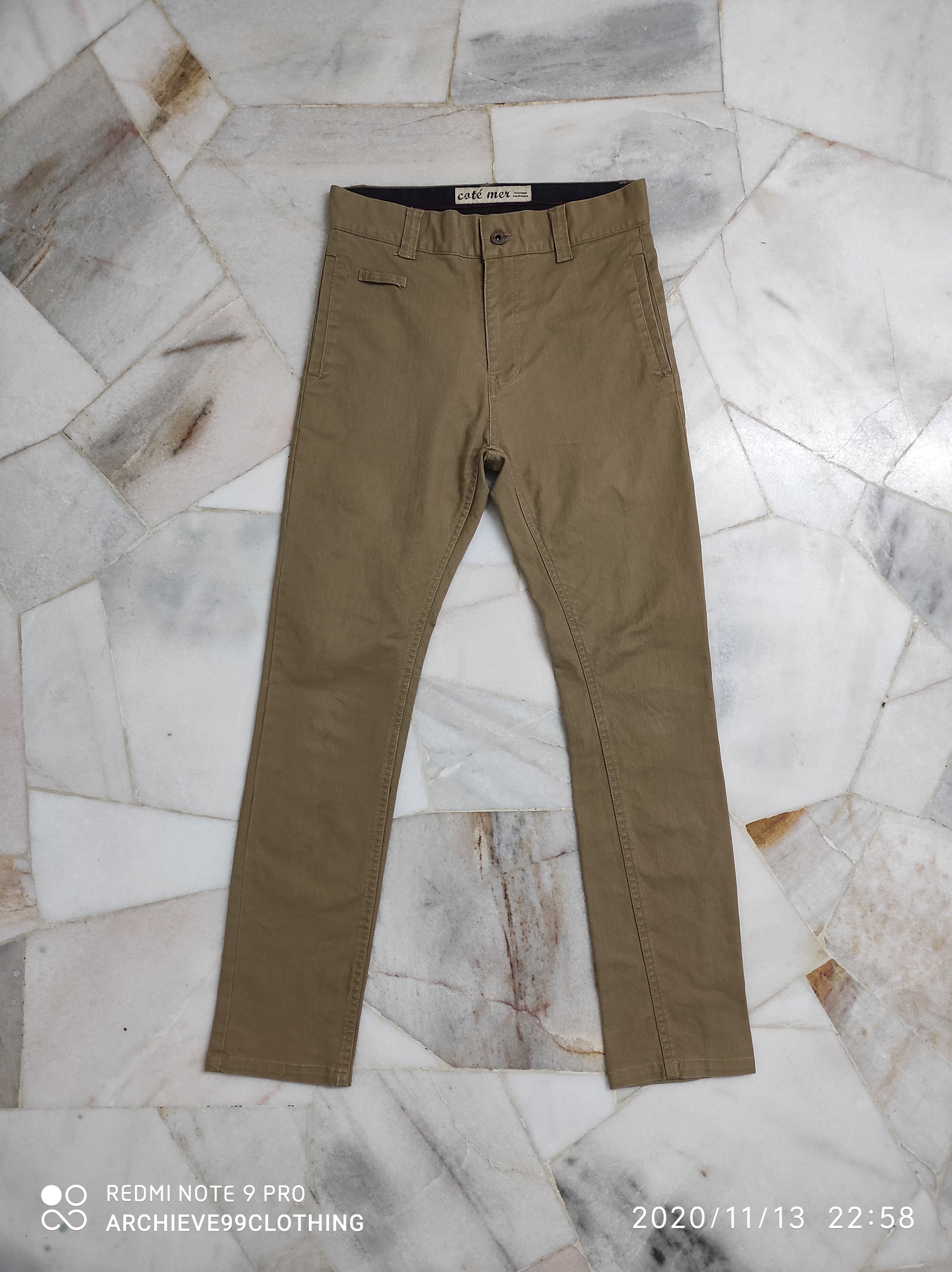 Japanese Brand Cote mer vintage fatigue skinny military trousers Size US 29 - 1 Thumbnail