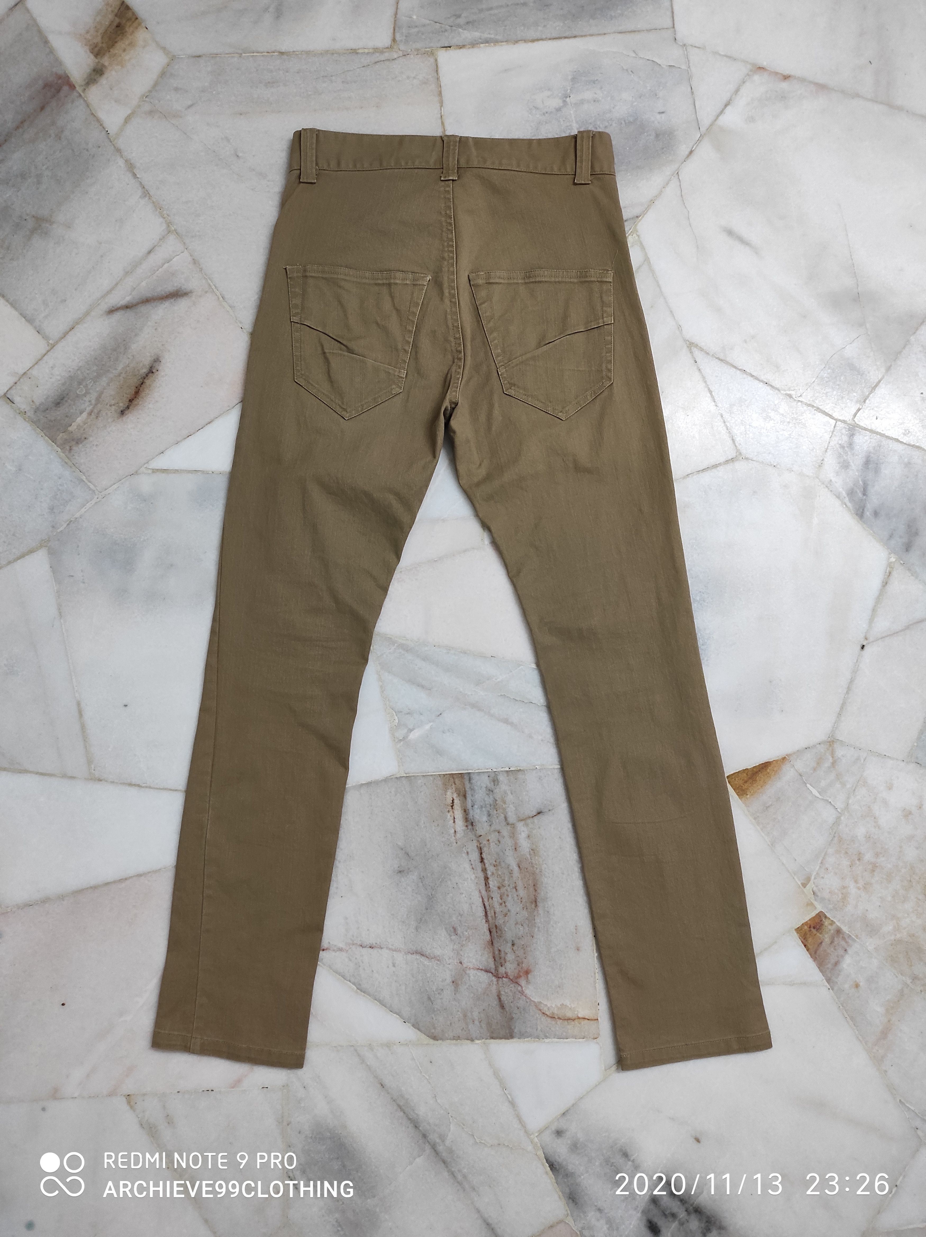 Japanese Brand Cote mer vintage fatigue skinny military trousers Size US 29 - 2 Thumbnail