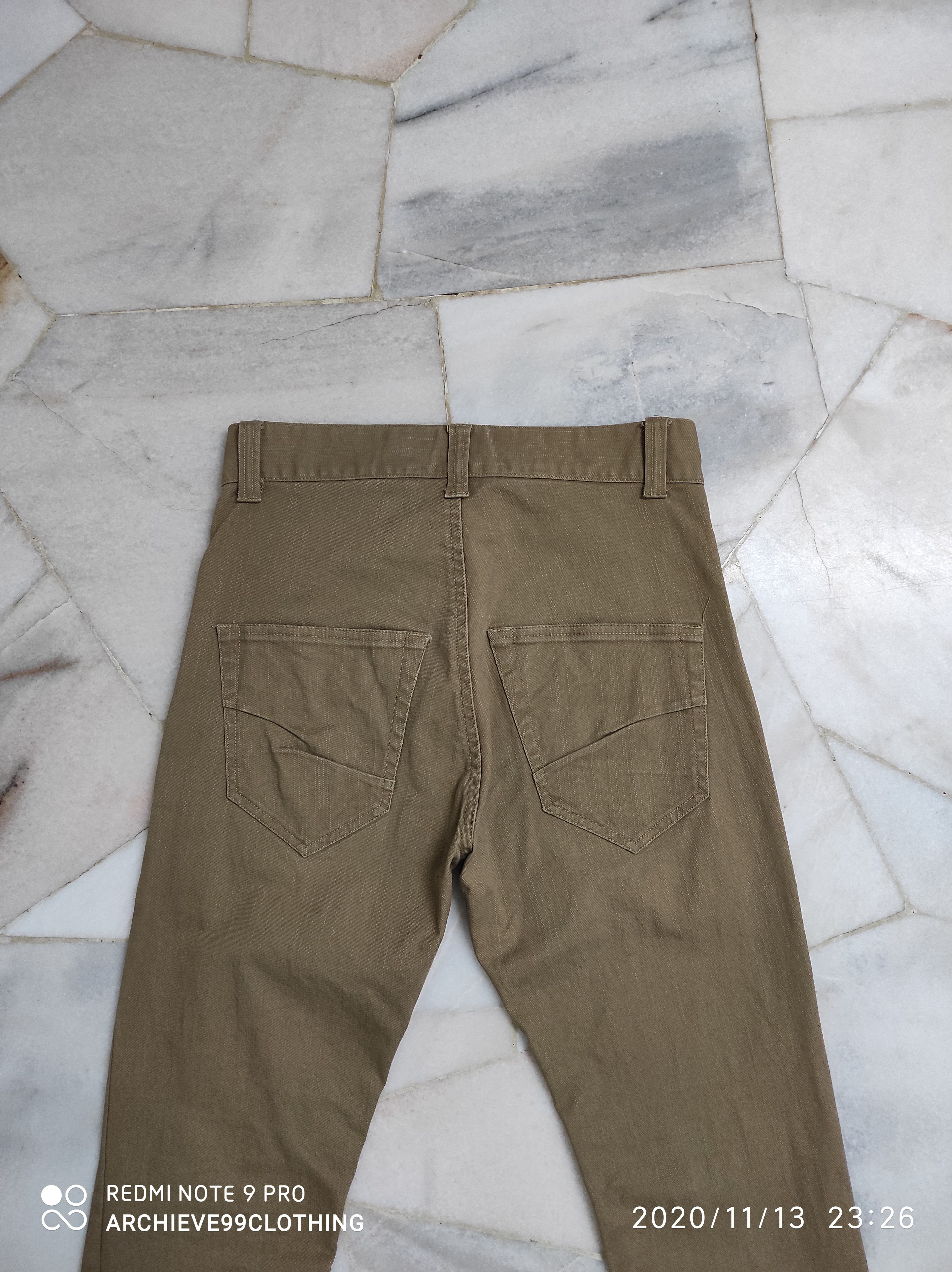 Japanese Brand Cote mer vintage fatigue skinny military trousers Size US 29 - 7 Thumbnail