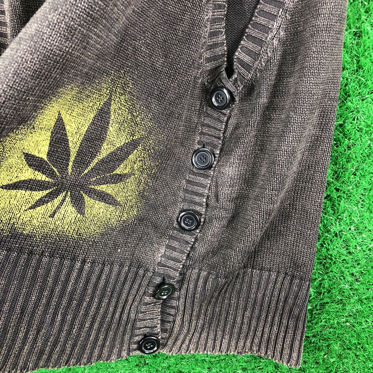 Japanese Brand Vintage Becom Weed Seasoon Knit Vest Size L / US 10 / IT 46 - 5 Thumbnail