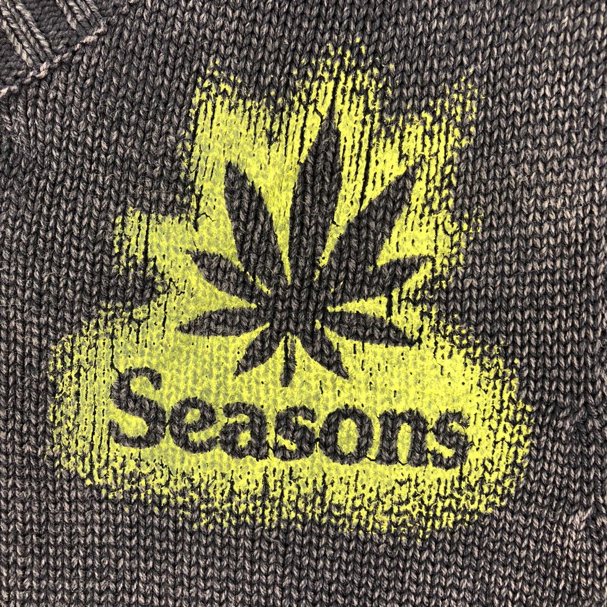 Japanese Brand Vintage Becom Weed Seasoon Knit Vest Size L / US 10 / IT 46 - 6 Thumbnail