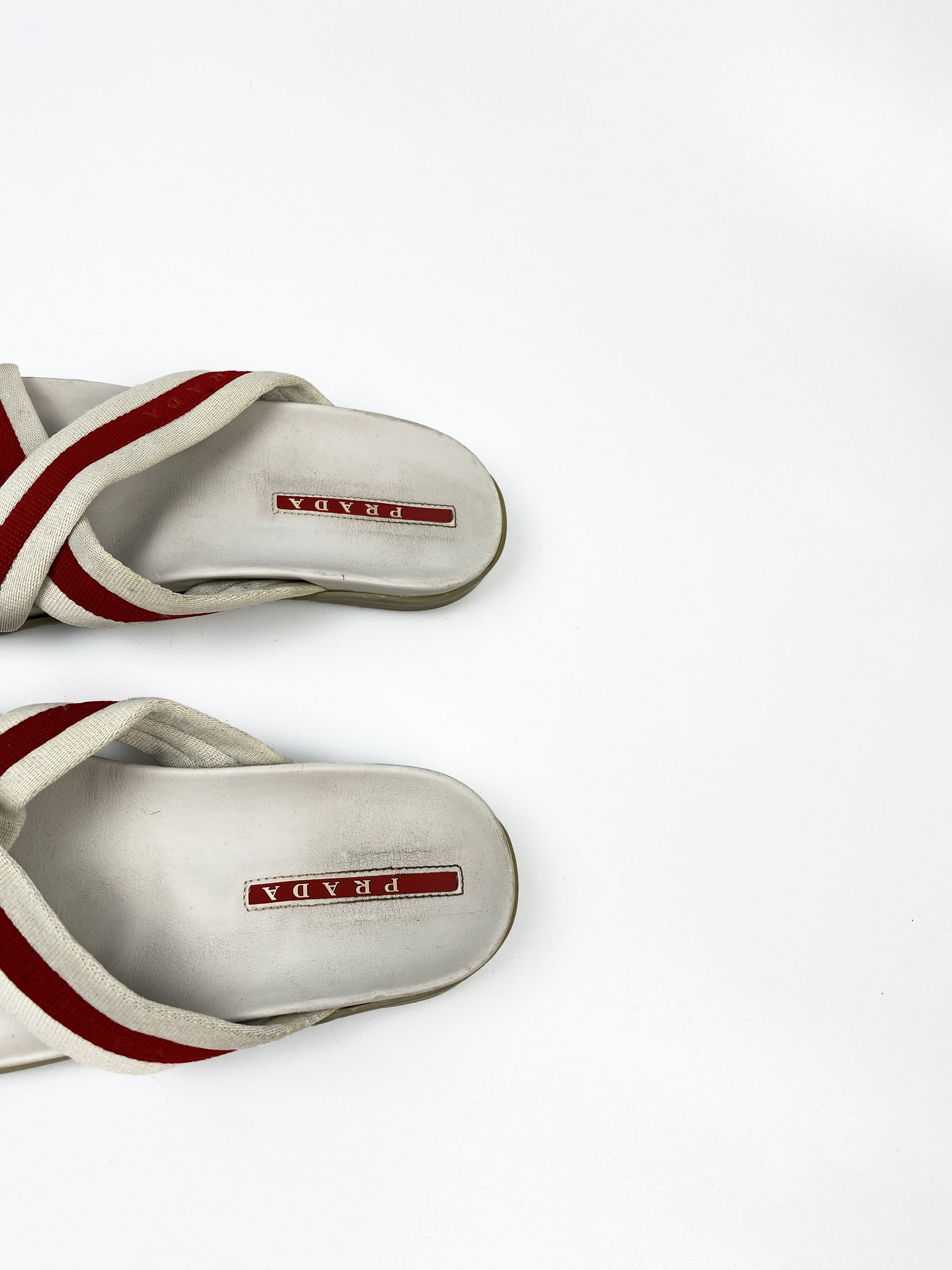 Prada Vintage PRADA Cross Strap Sandals Size IT 8 Size US 9 / EU 42 - 4 Thumbnail