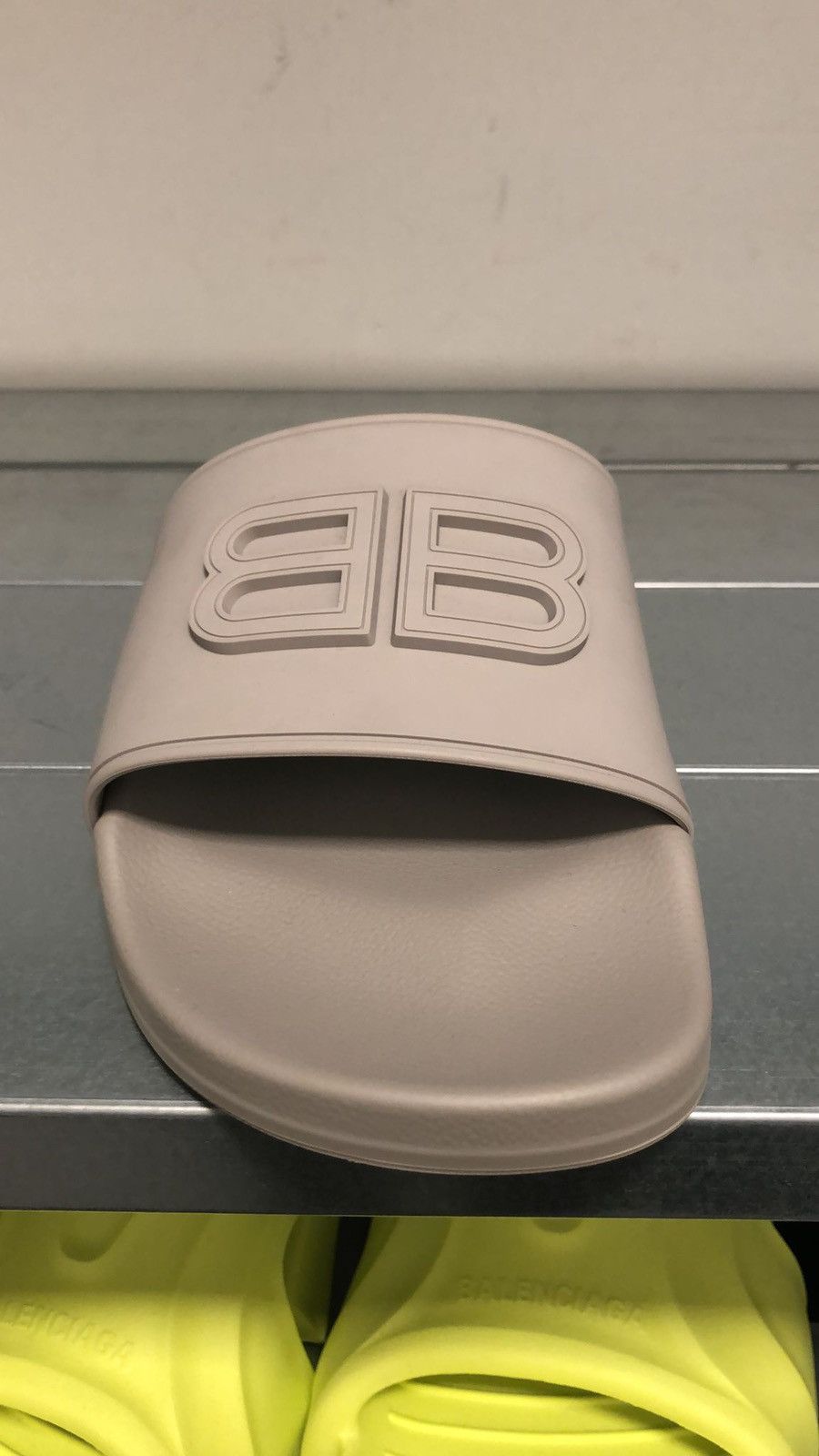 Balenciaga BB Logo Sandals in Beige Size US 10 / EU 43 - 1 Preview